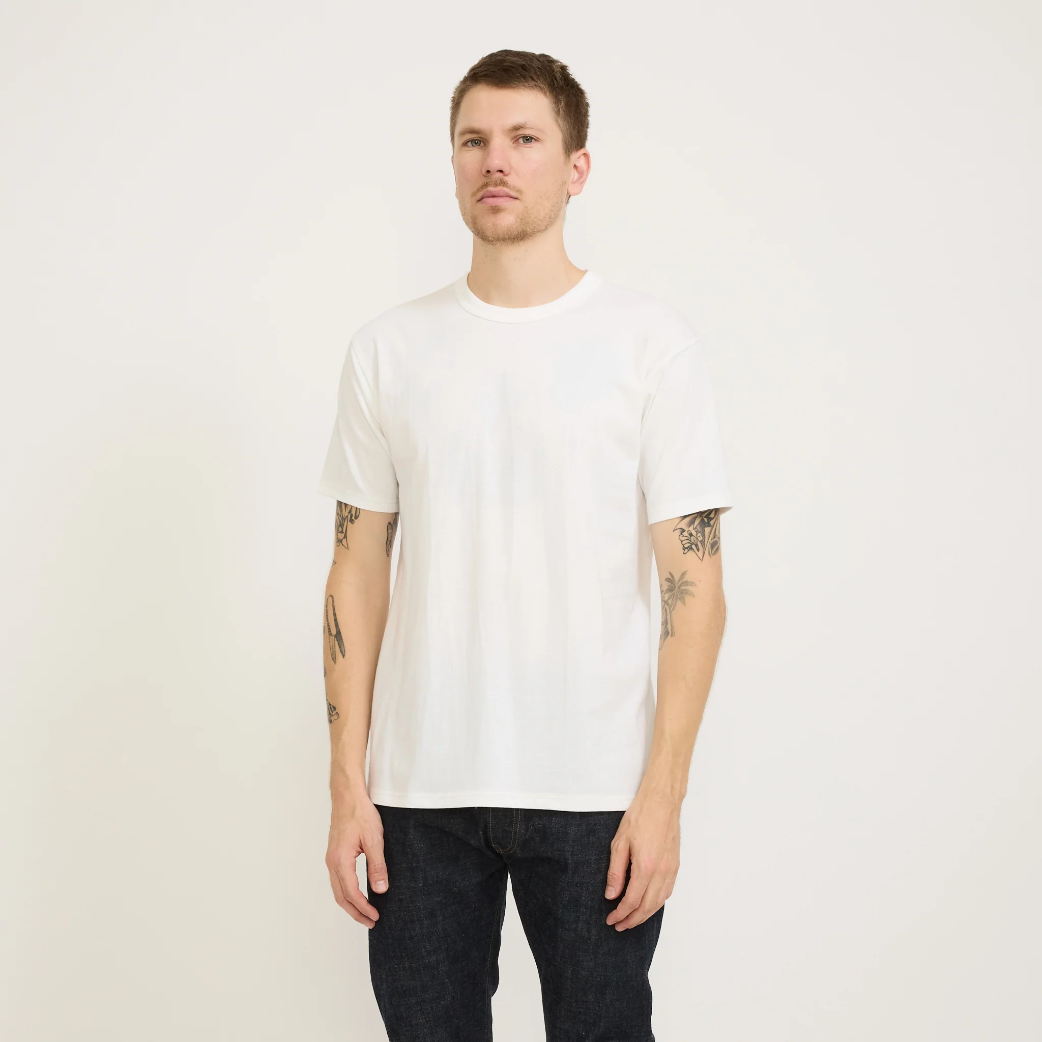 Whitesville 2 Pack T-Shirts Off White - Image 4