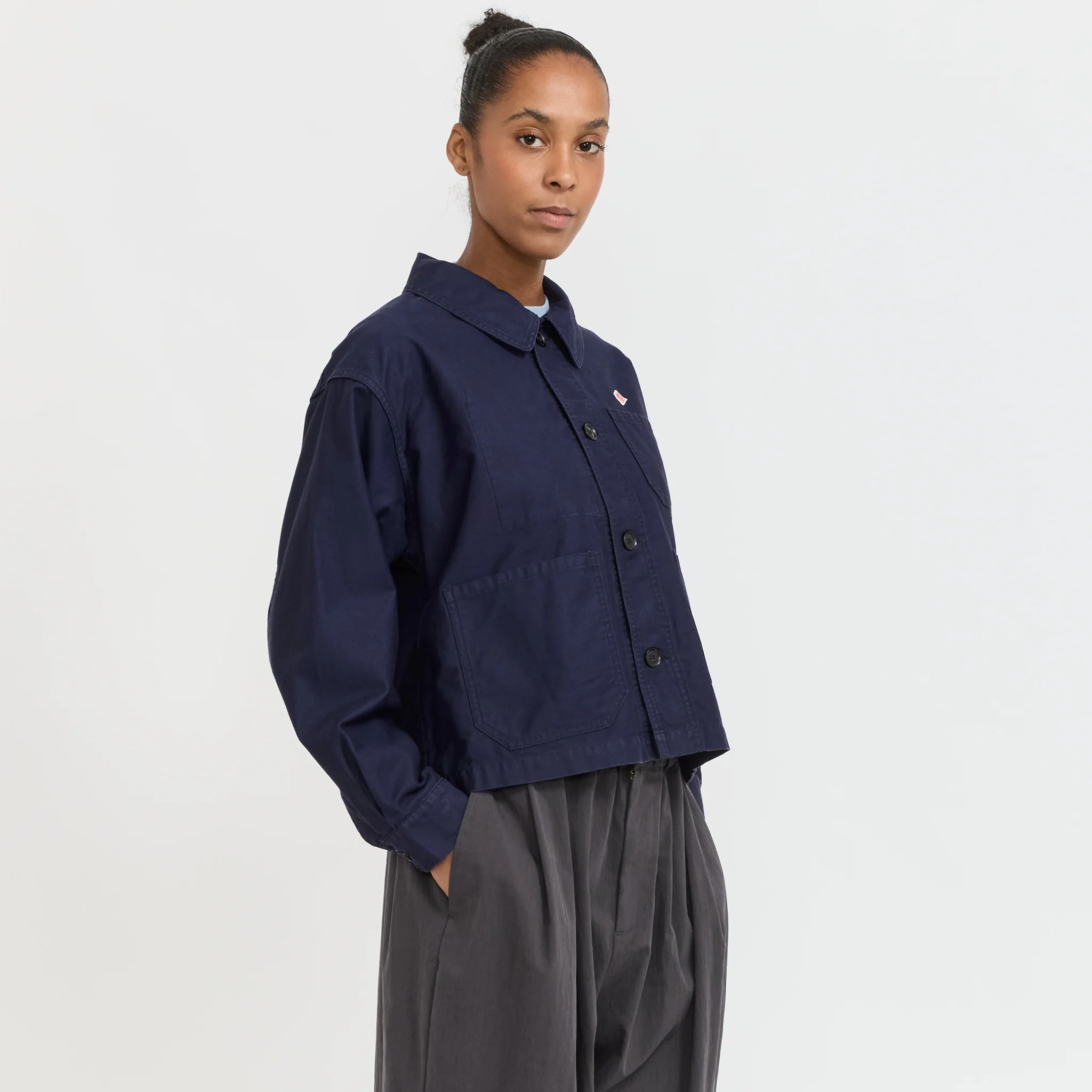 Wide Coveralls Navy - Image 3