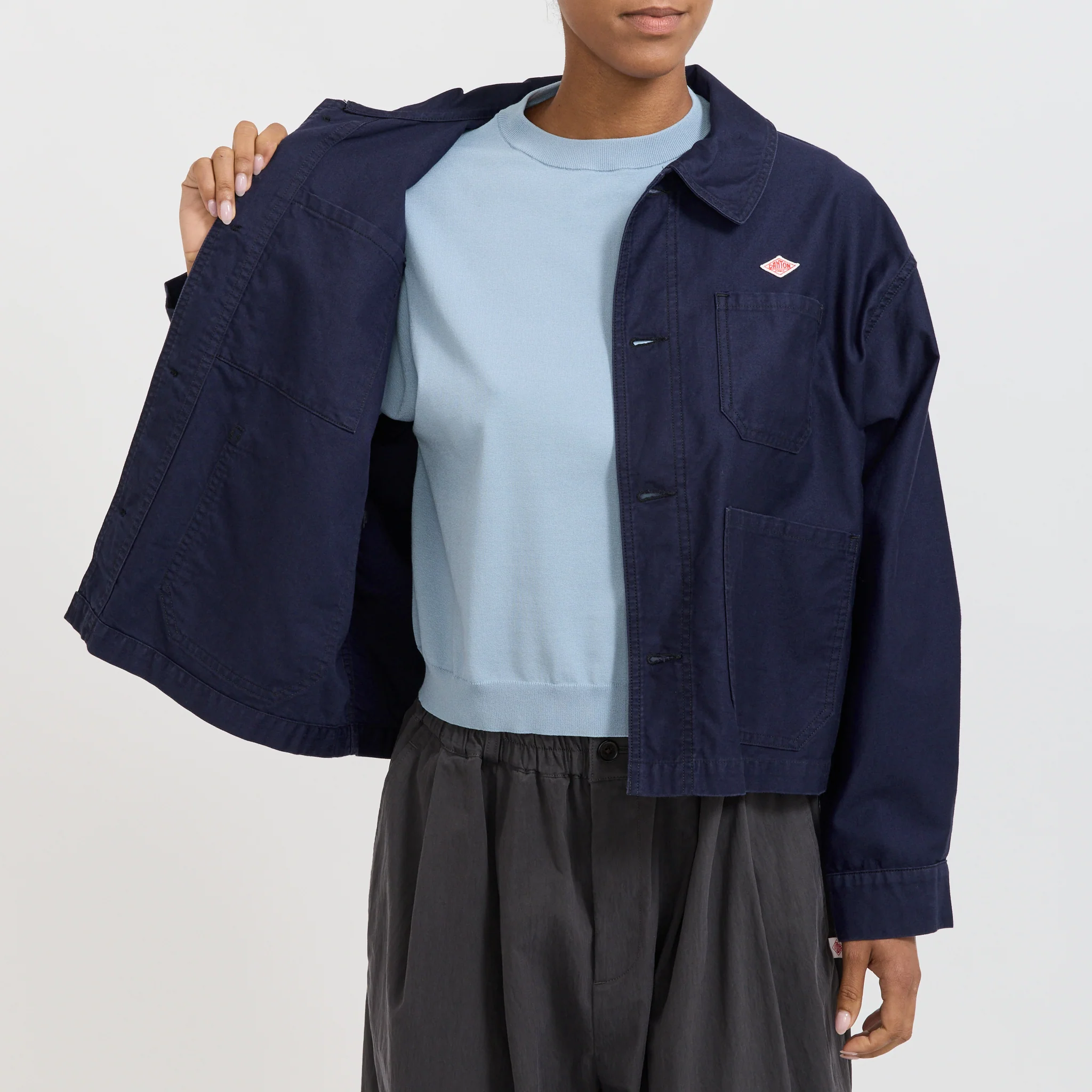 Wide Coveralls Navy - Image 6