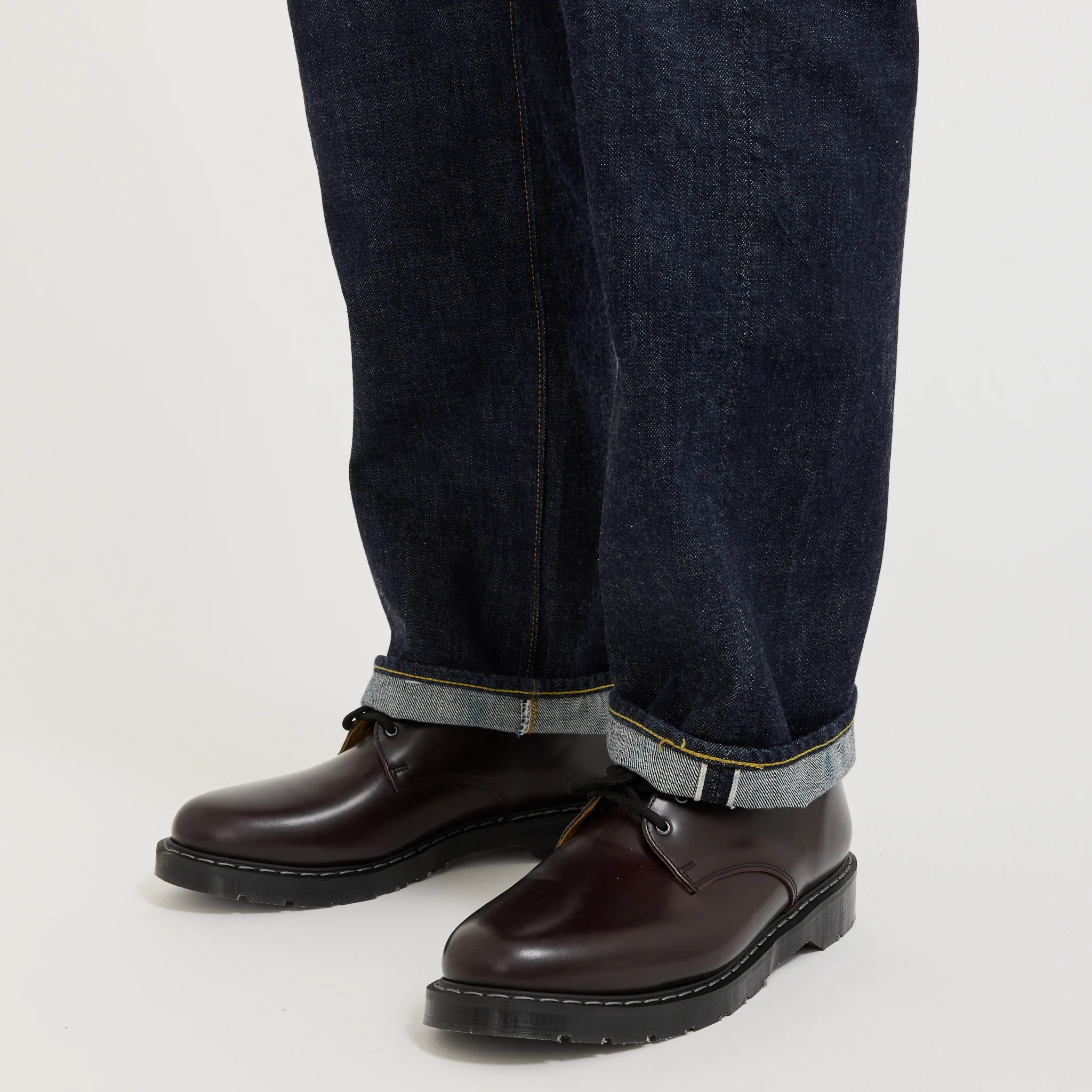 Wide Denim Pants Indigo Blue - Image 7