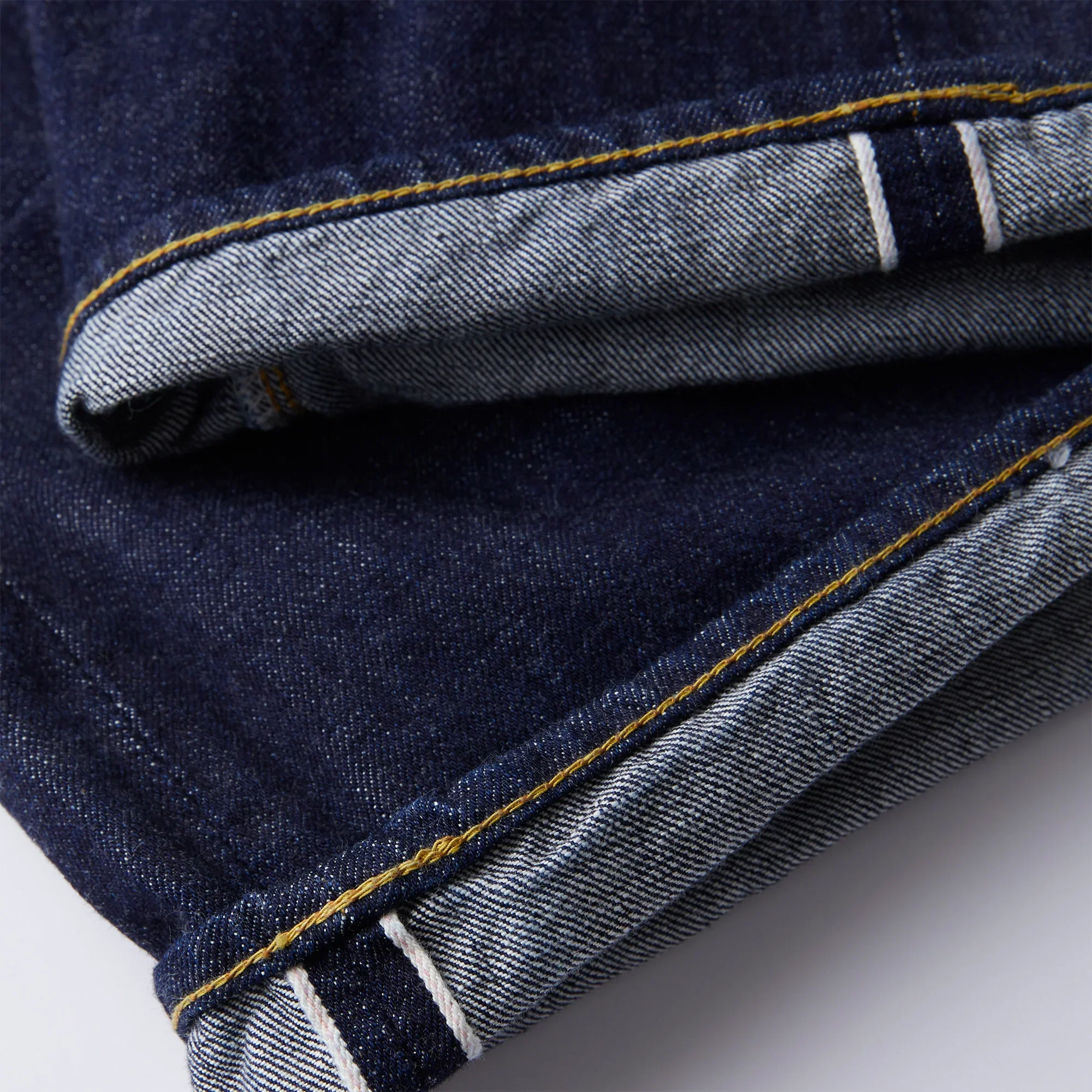 Wide Denim Pants Indigo Blue - Image 8