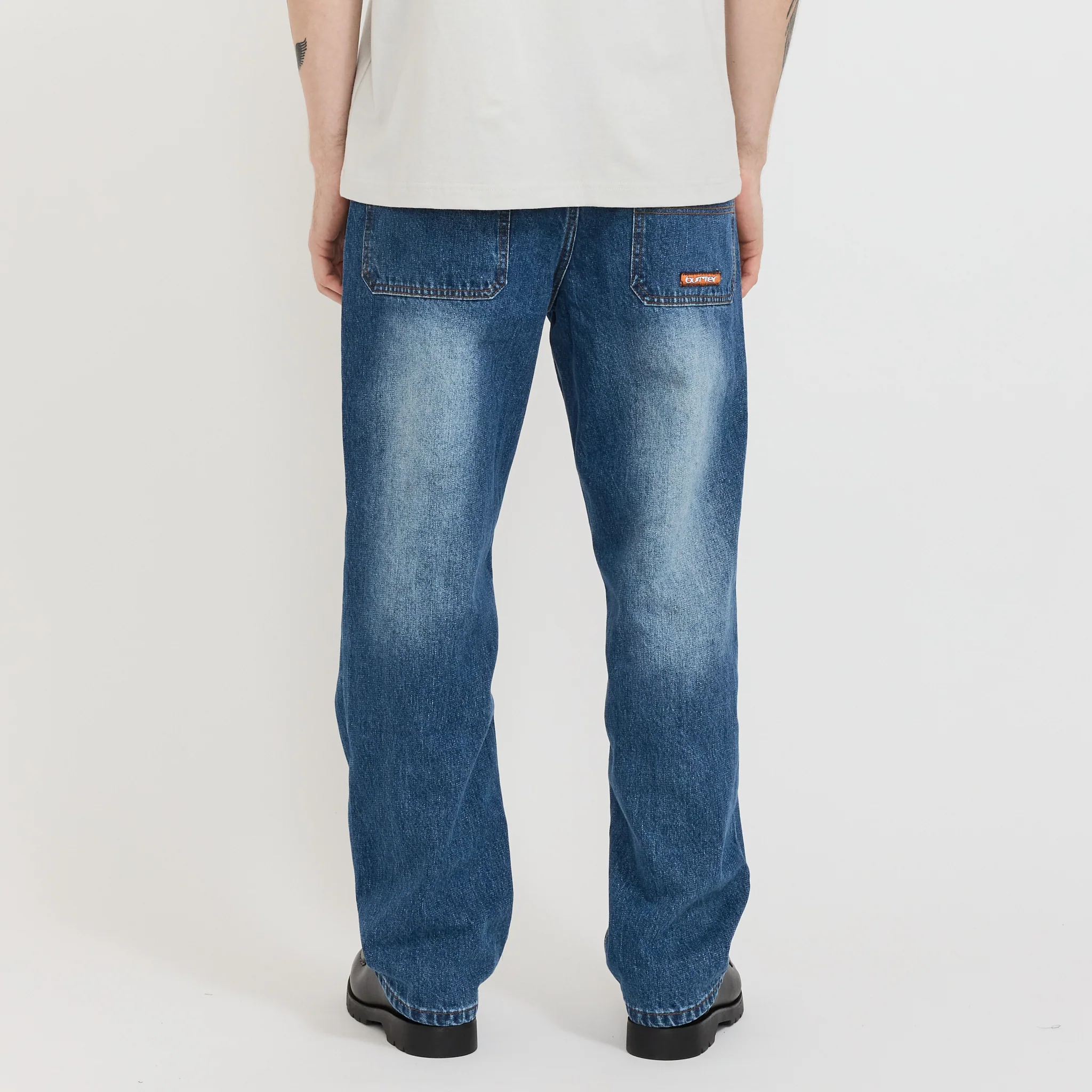 Witness Denim Jeans Mid Indigo Slub - Image 4