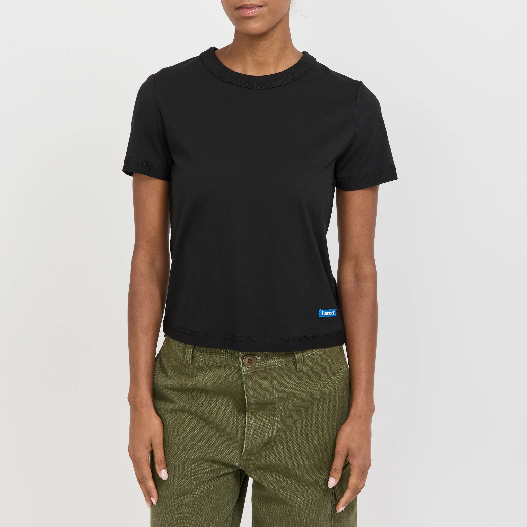 Womens Blind Tee Black - Image 5