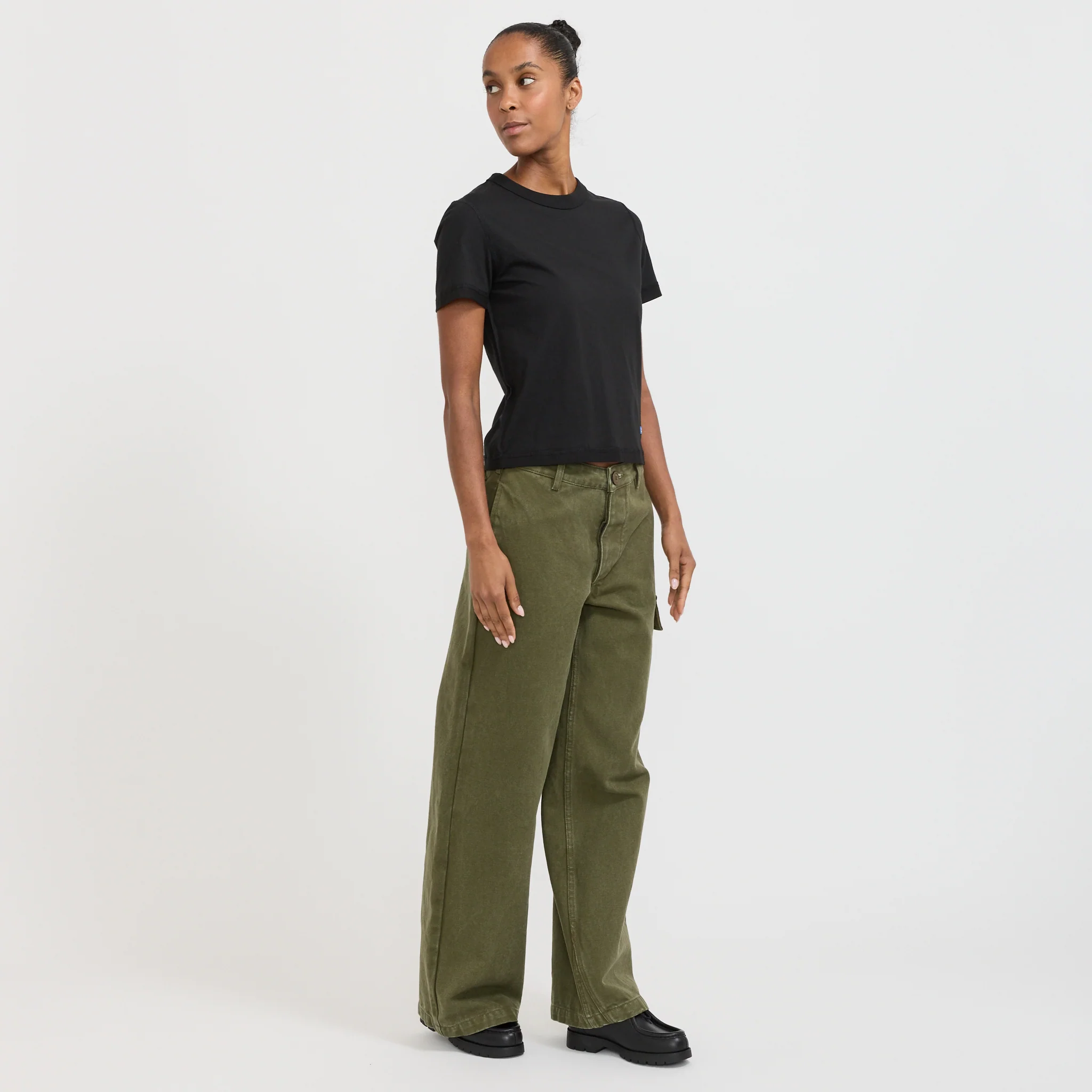 Womens Blind Tee Black - Image 7