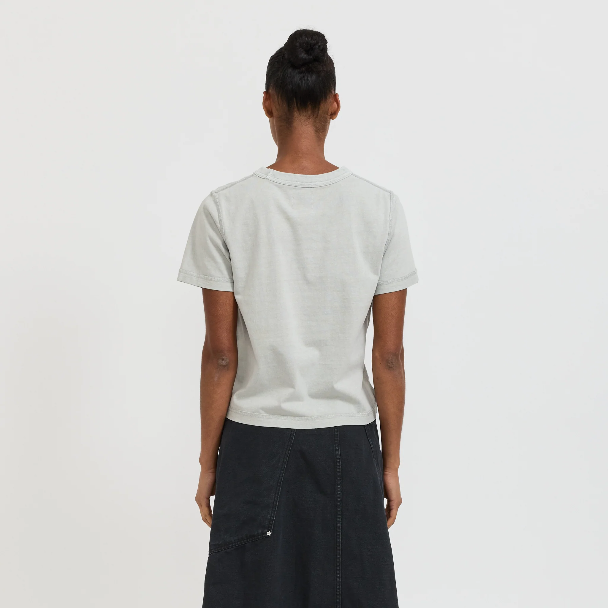 Womens Blind Tee Grey - Image 4