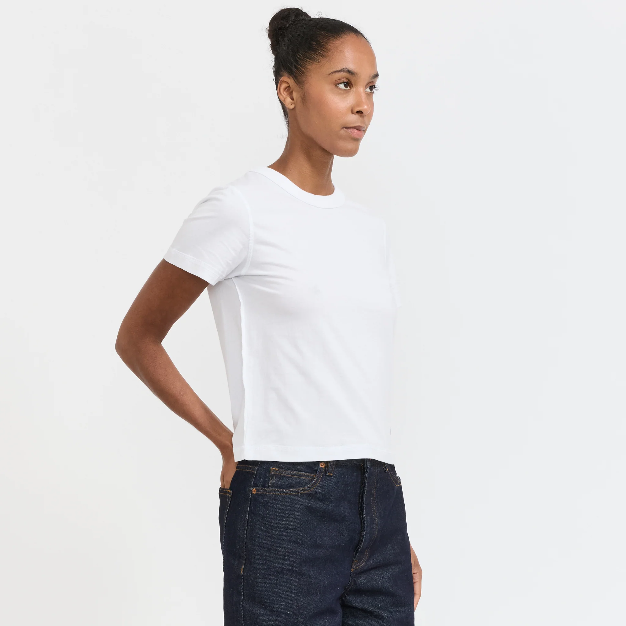 Womens Blind Tee White - Image 3