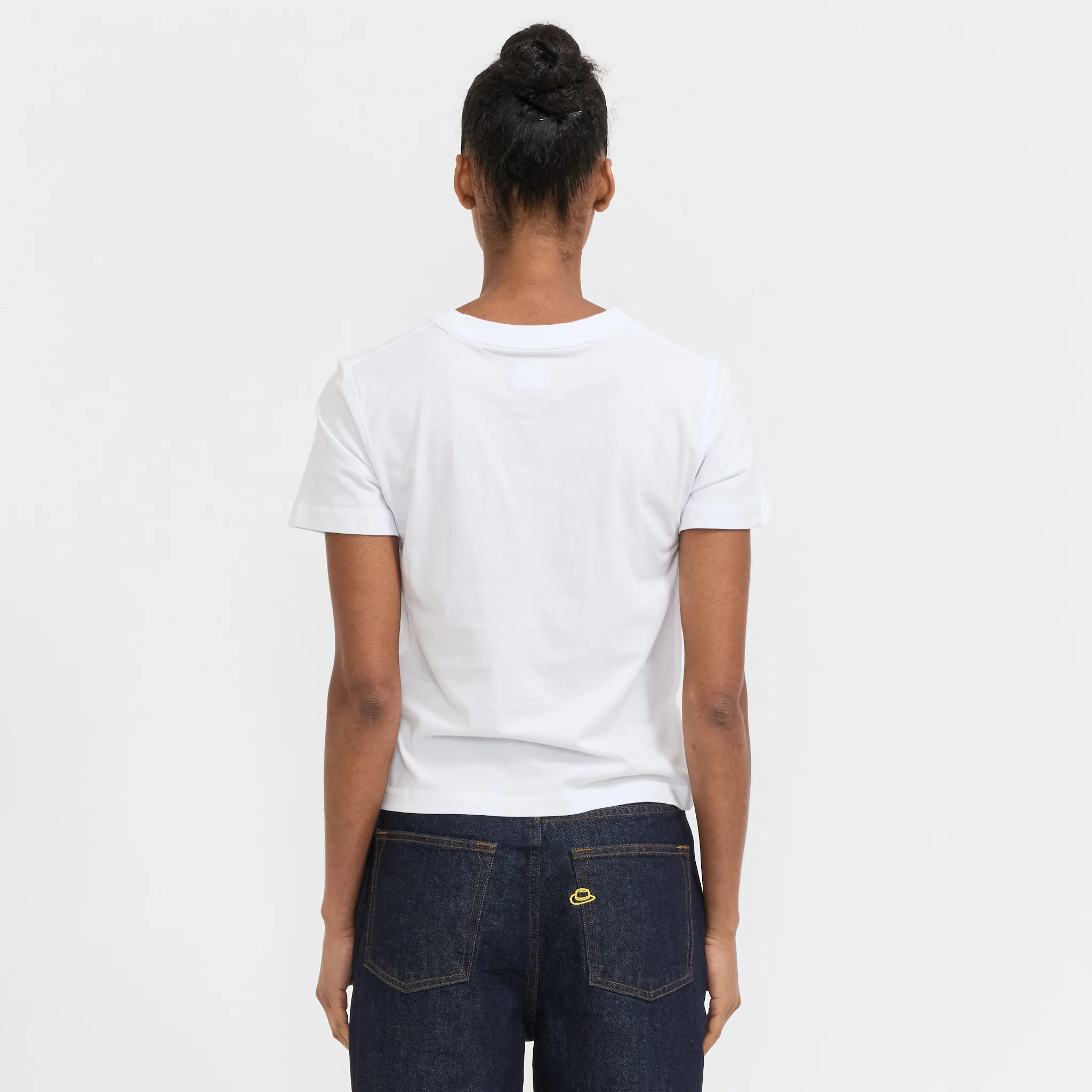 Womens Blind Tee White - Image 4