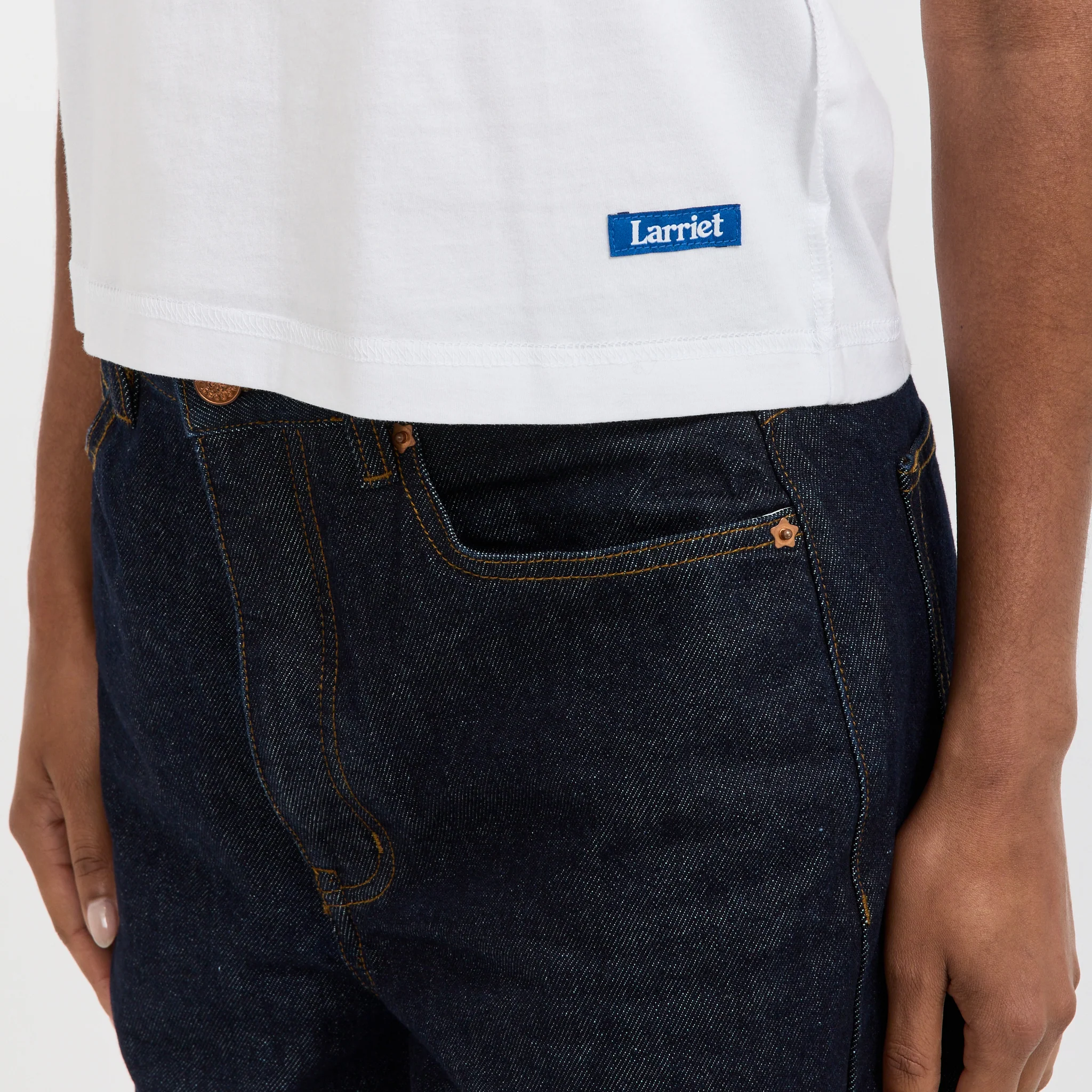 Womens Blind Tee White - Image 6