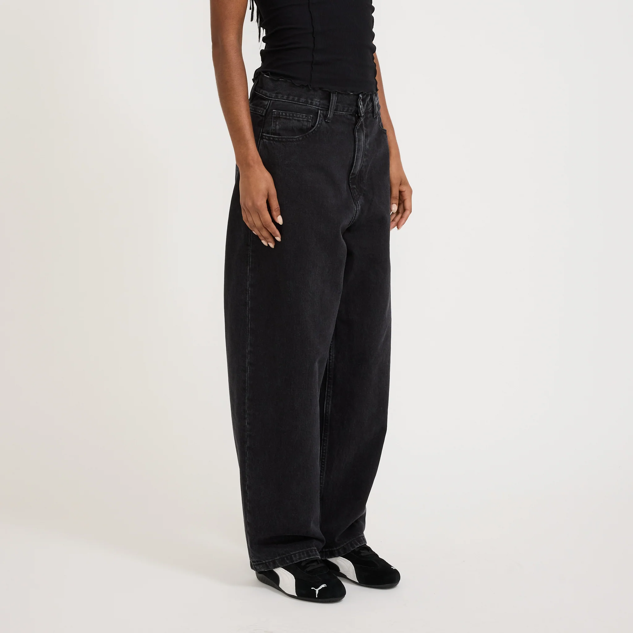 Women's Brandon Pant Black Stone Washed - Image 3