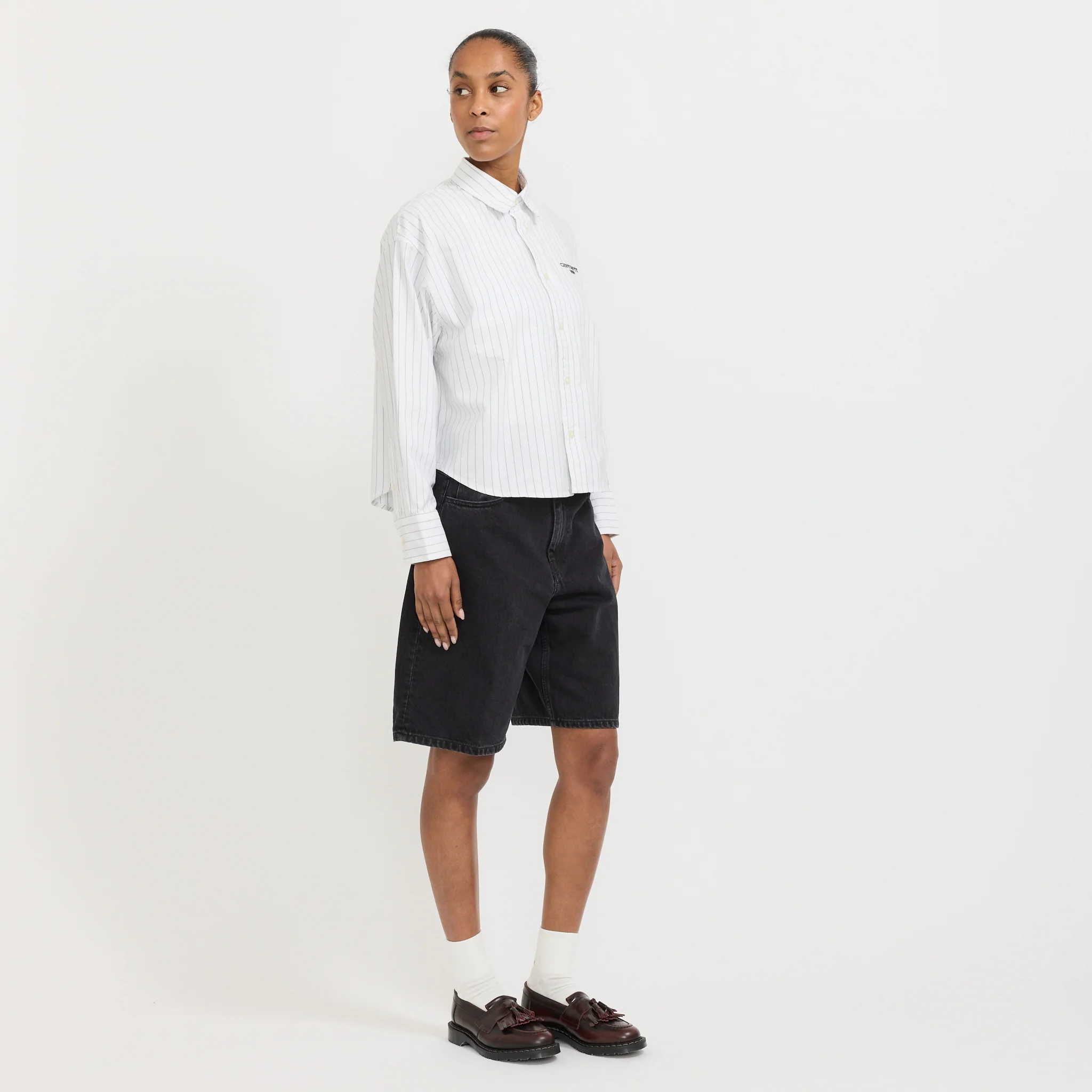 Women's Brandon Short Black Stone Washed - Image 6