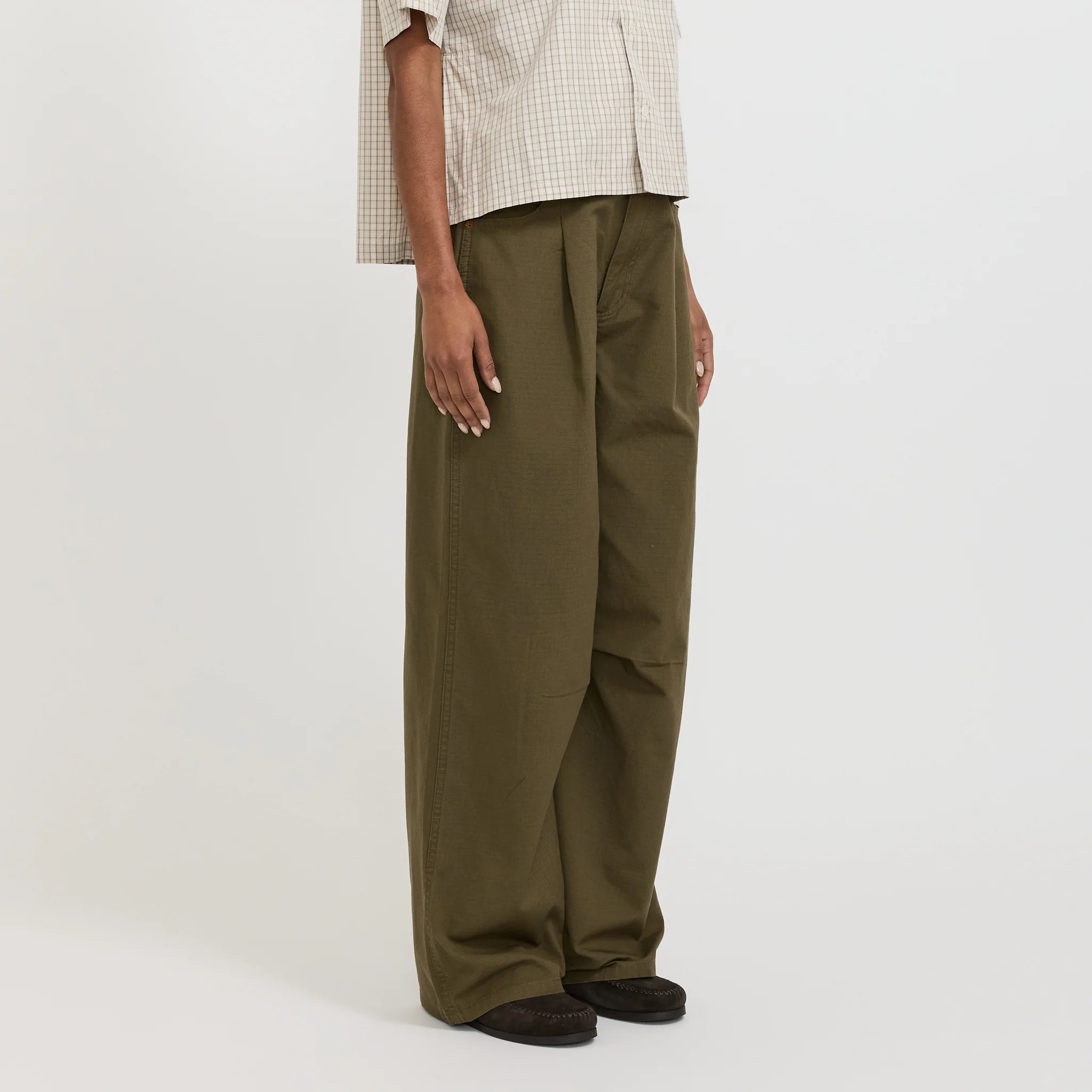 Womens Frederick Pant Olive - Image 3