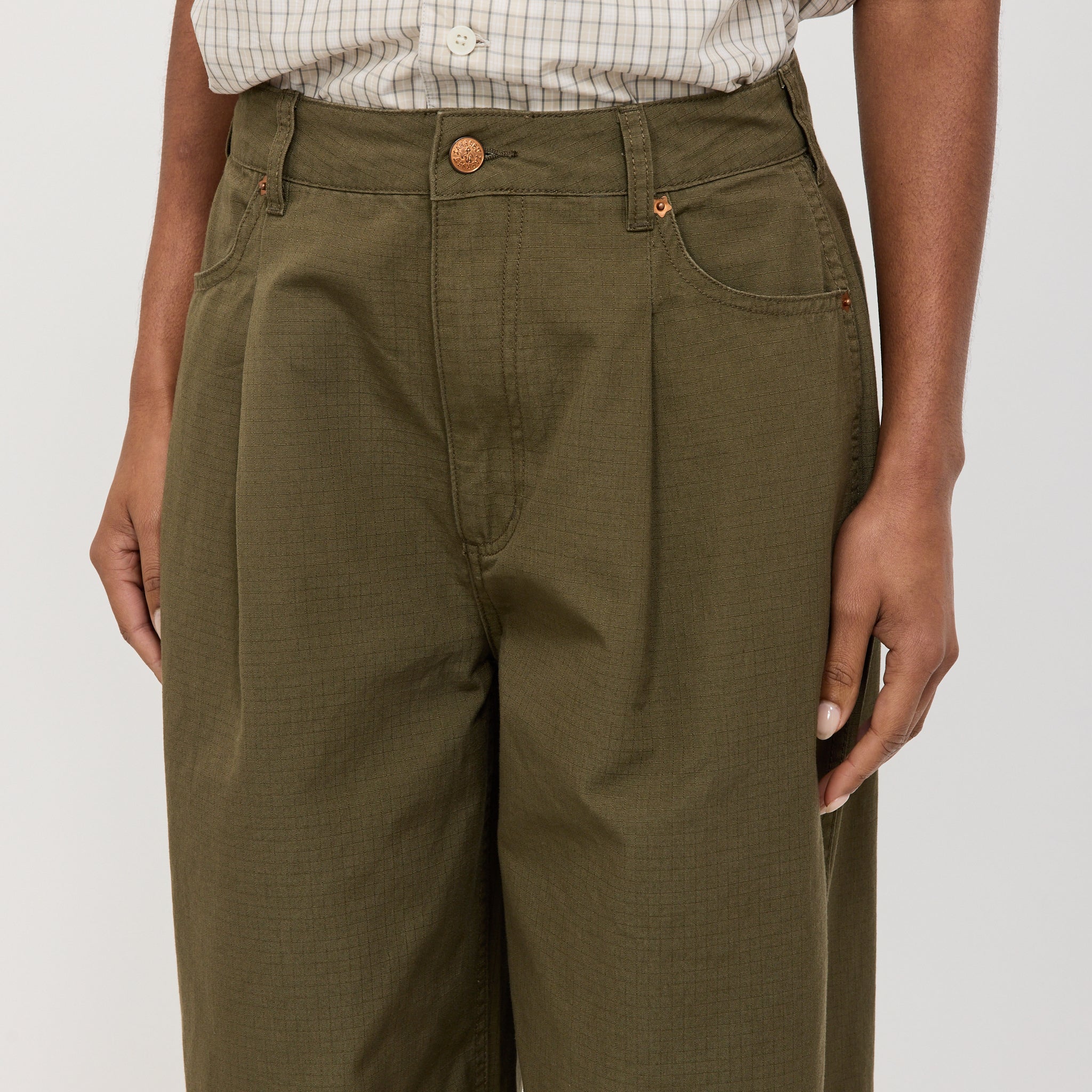 Womens Frederick Pant Olive - Image 5