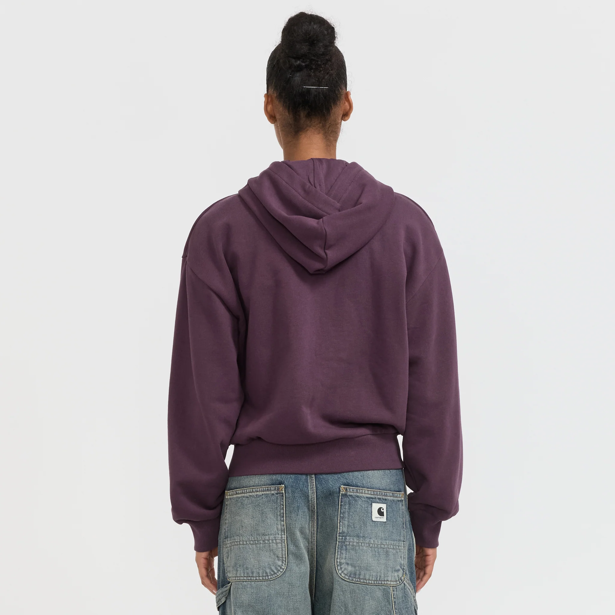 Women's Hooded Casey Jacket Cozy Purple/Silver - Image 4