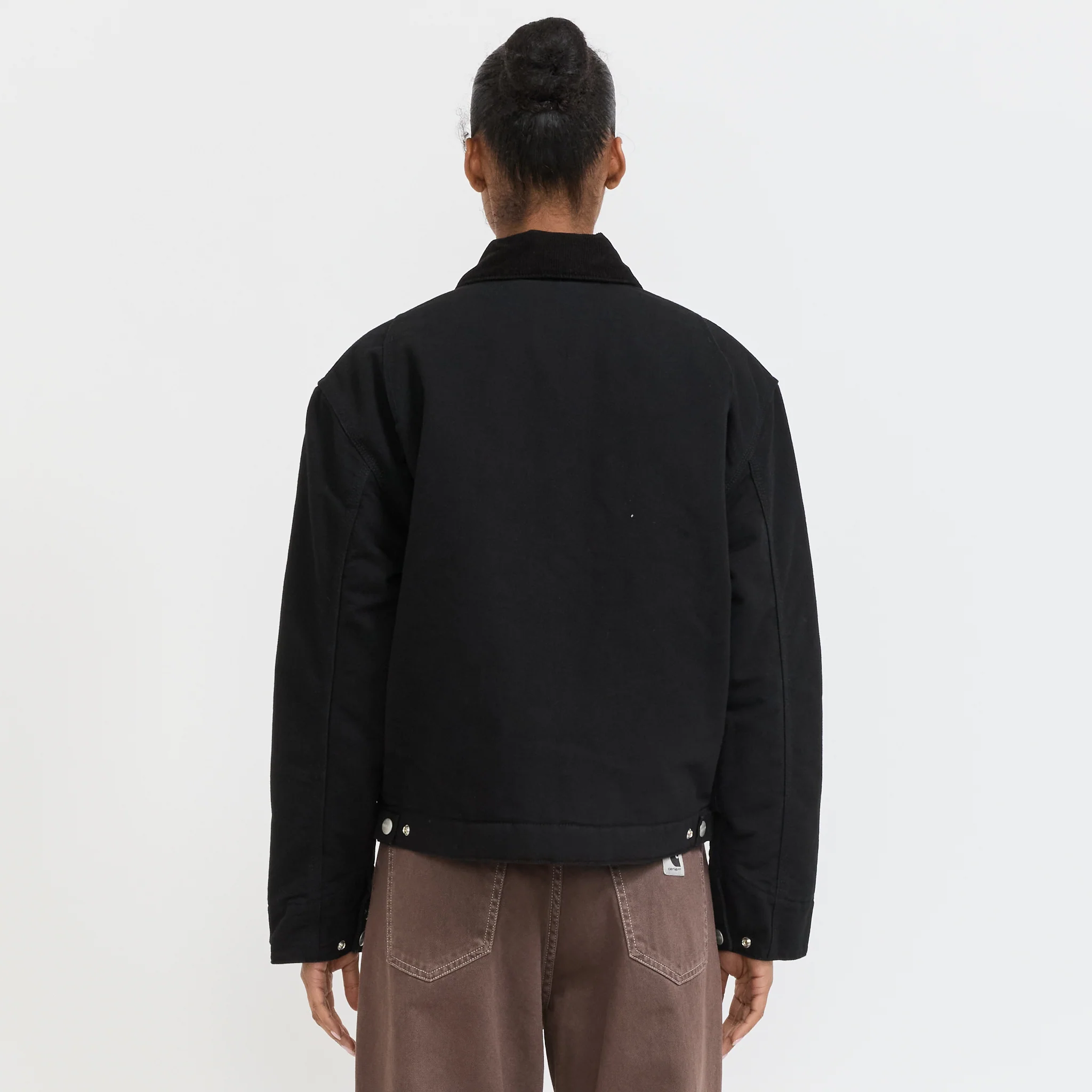 Women's OG Detroit Jacket Black/Black Rinsed Lined - Image 4