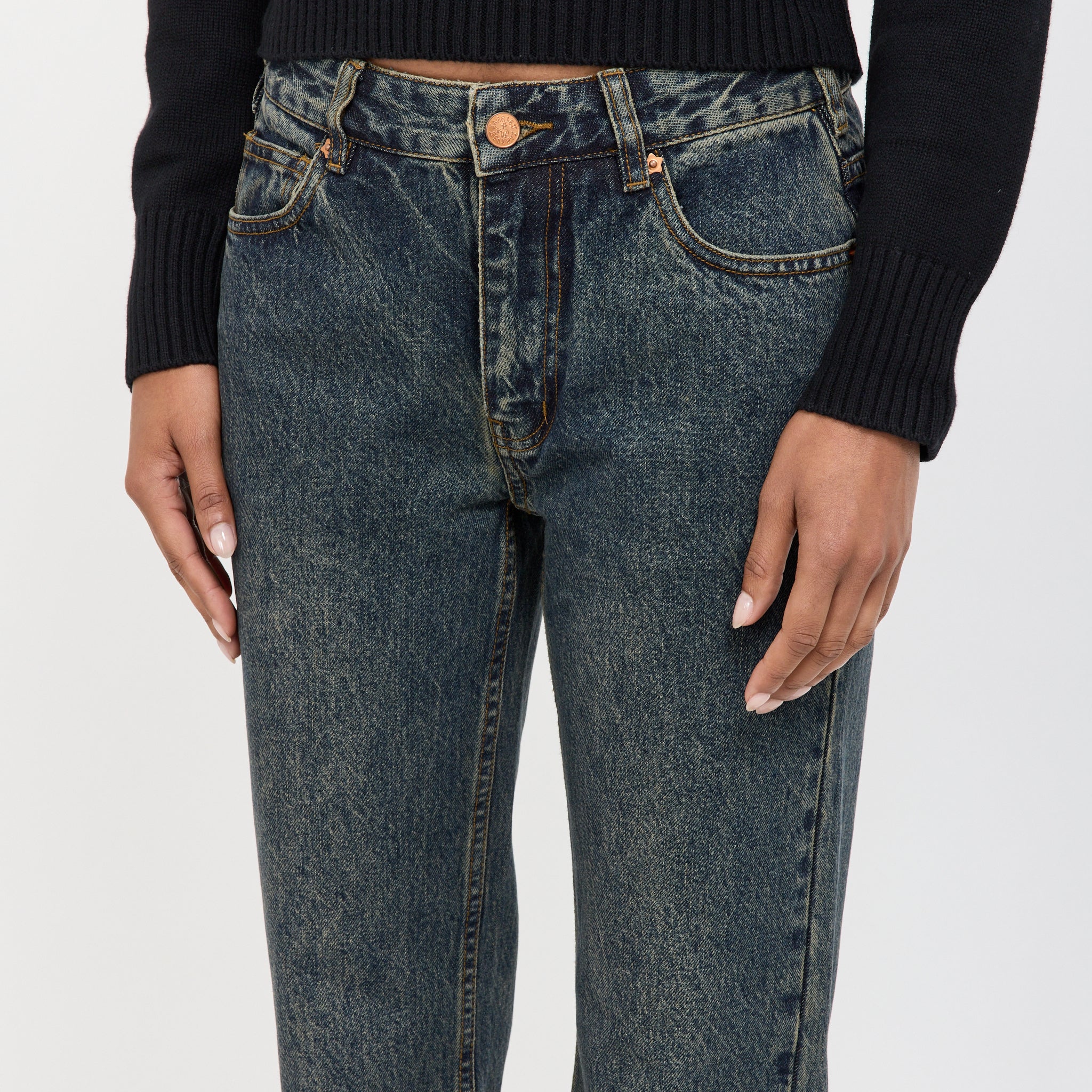 Womens Vini Jeans Dirty Indigo - Image 5