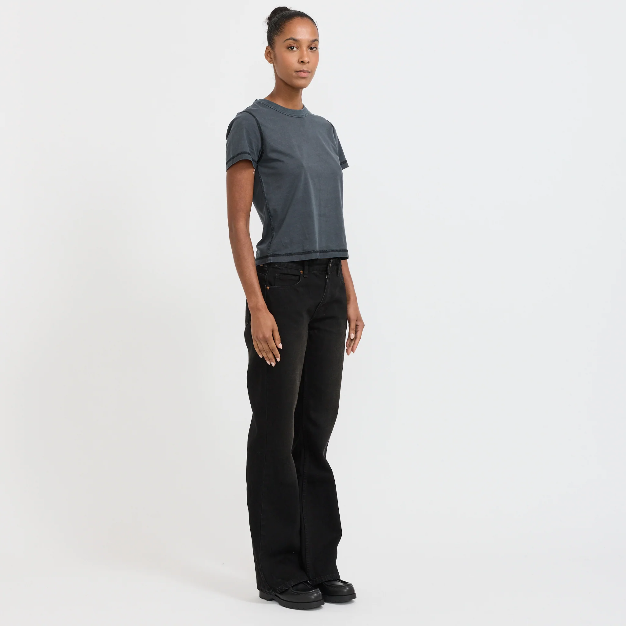 Womens Vini Jeans Used Black - Image 7