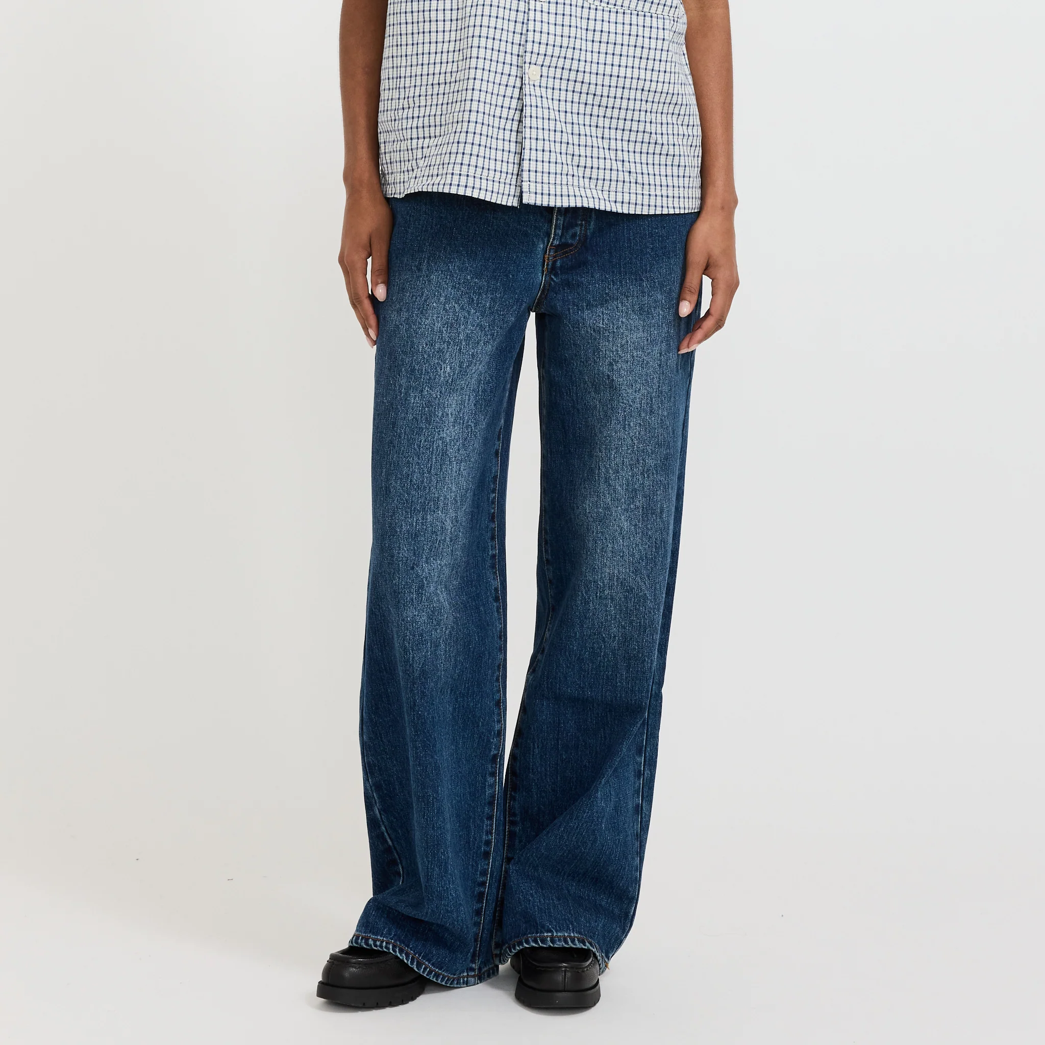 Womens Wale Jeans 70s Wash