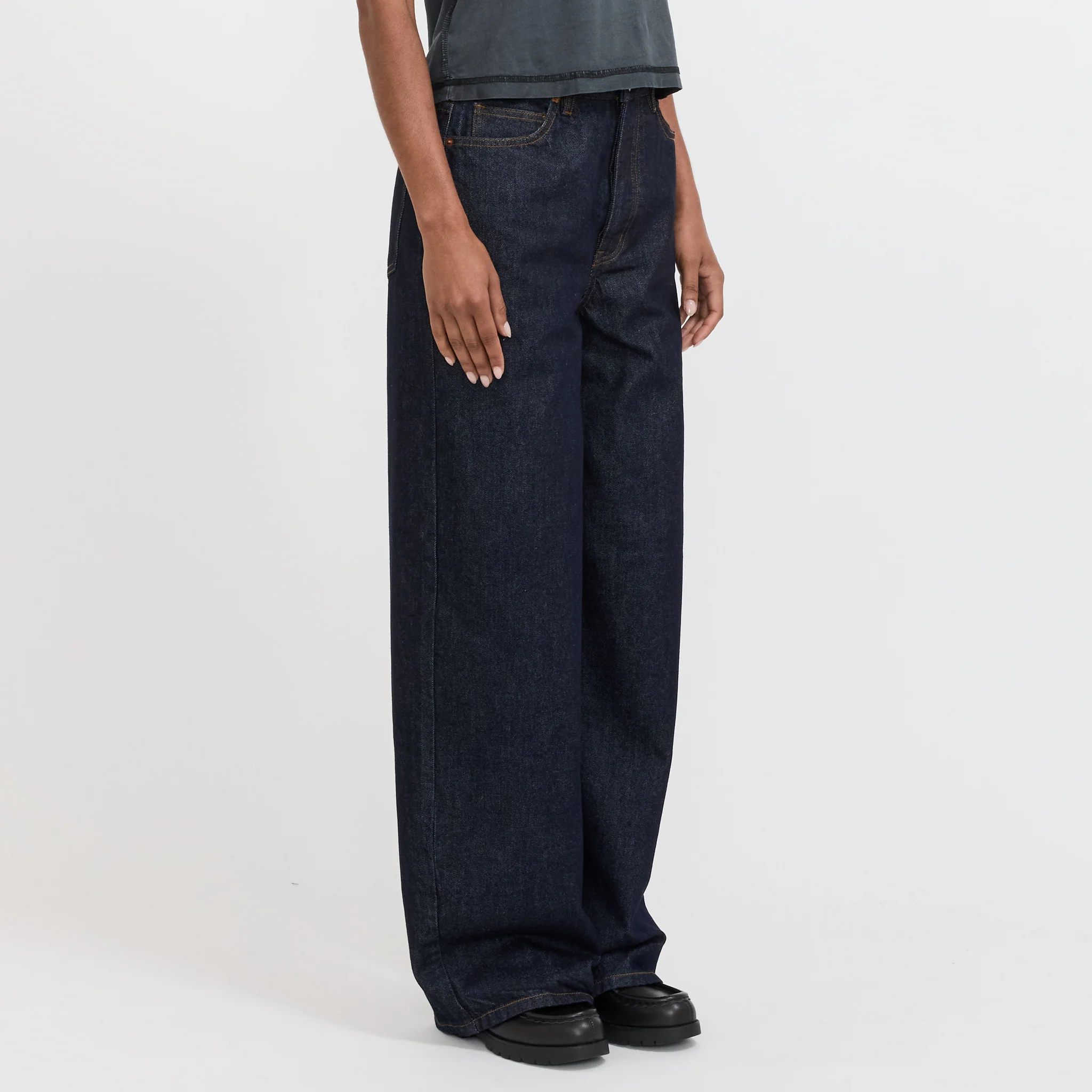Womens Wale Jeans Indigo - Image 3