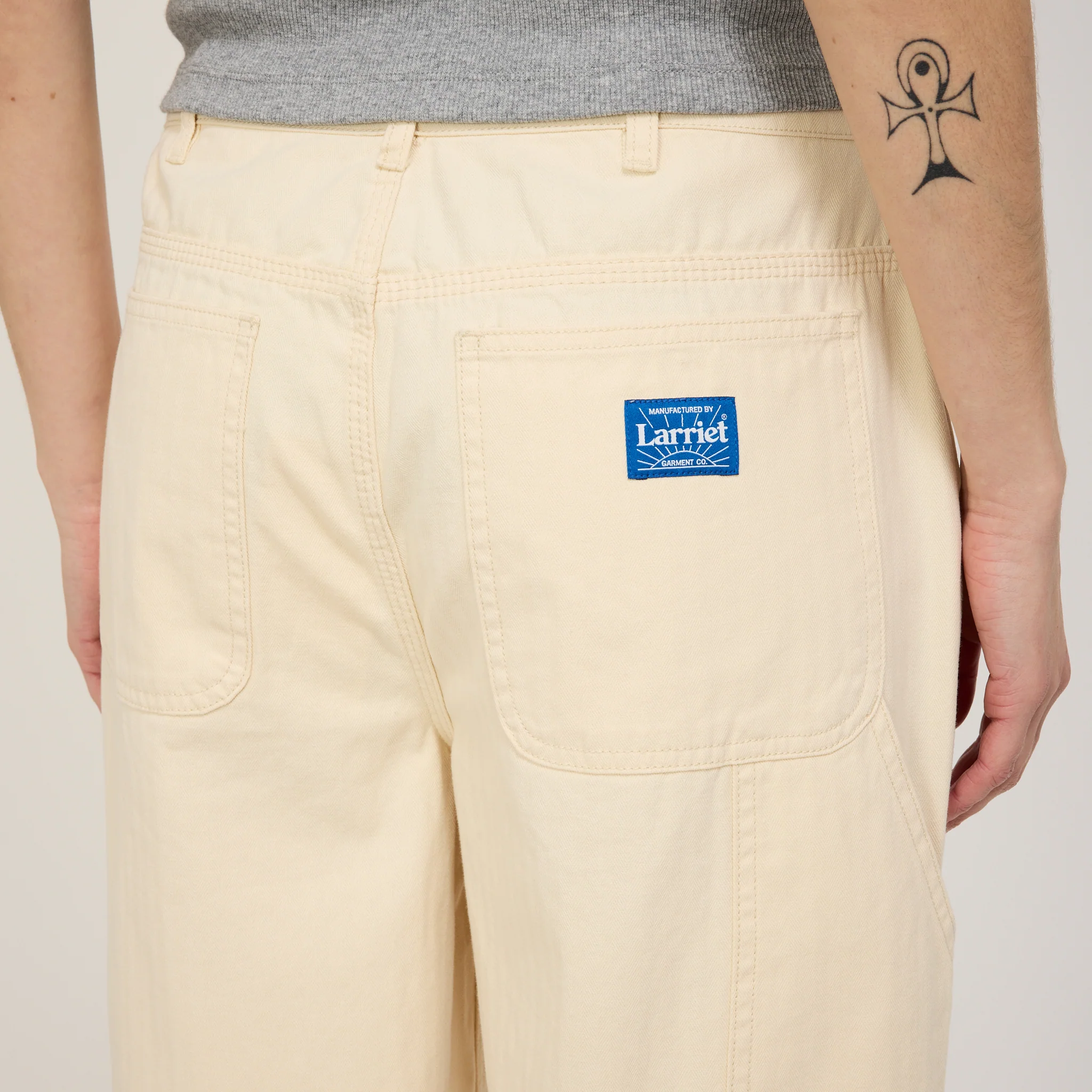 Womens Work Pant Natural - Image 6