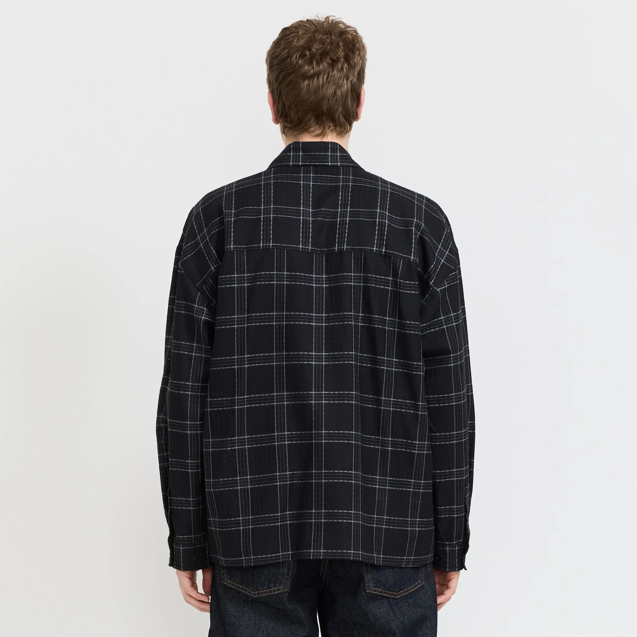 Wray Shirt Black/Grey - Image 4