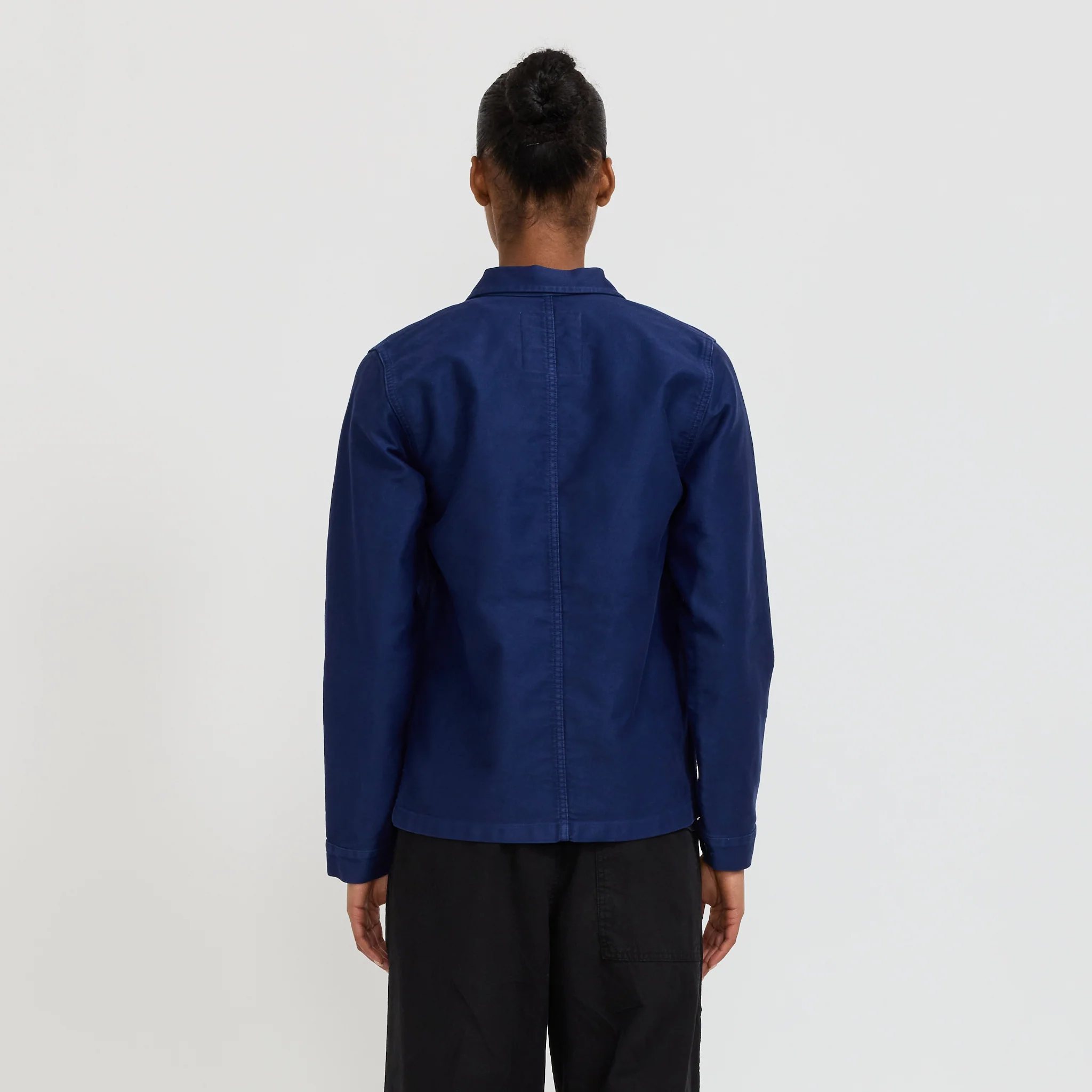 W's Genuine Work Jacket Blue - Image 5