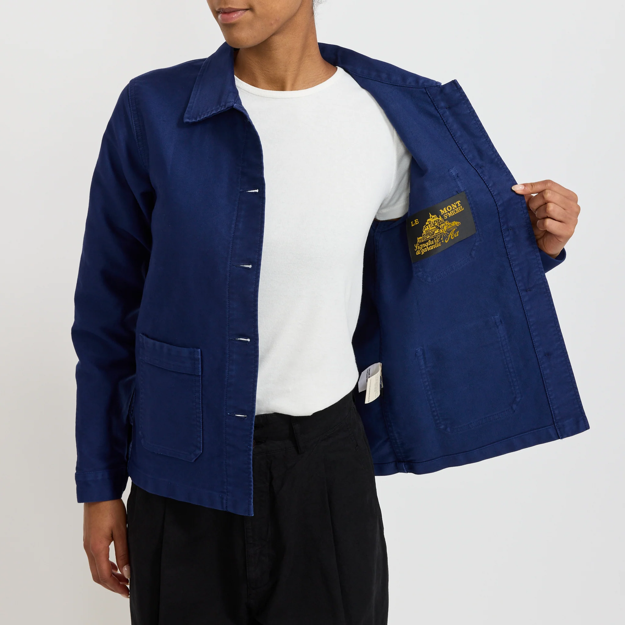 W's Genuine Work Jacket Blue - Image 6