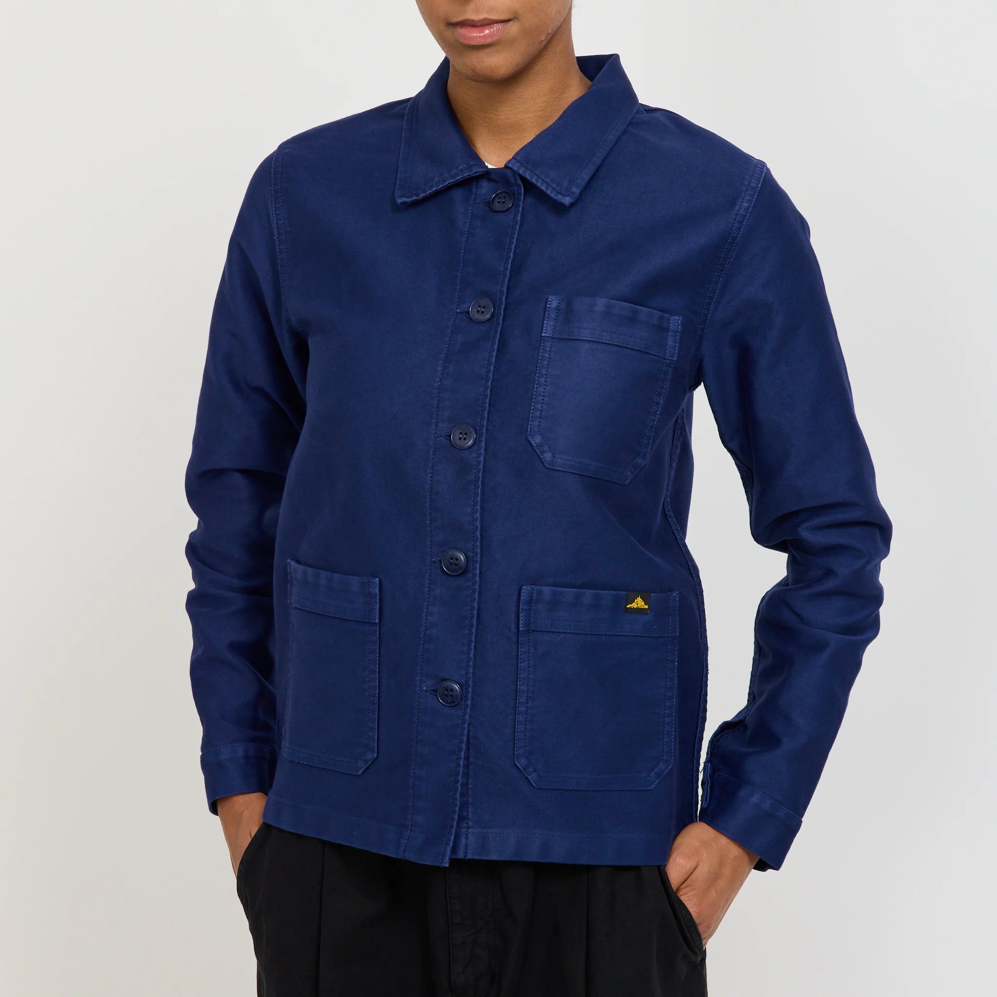 W's Genuine Work Jacket Blue - Image 7