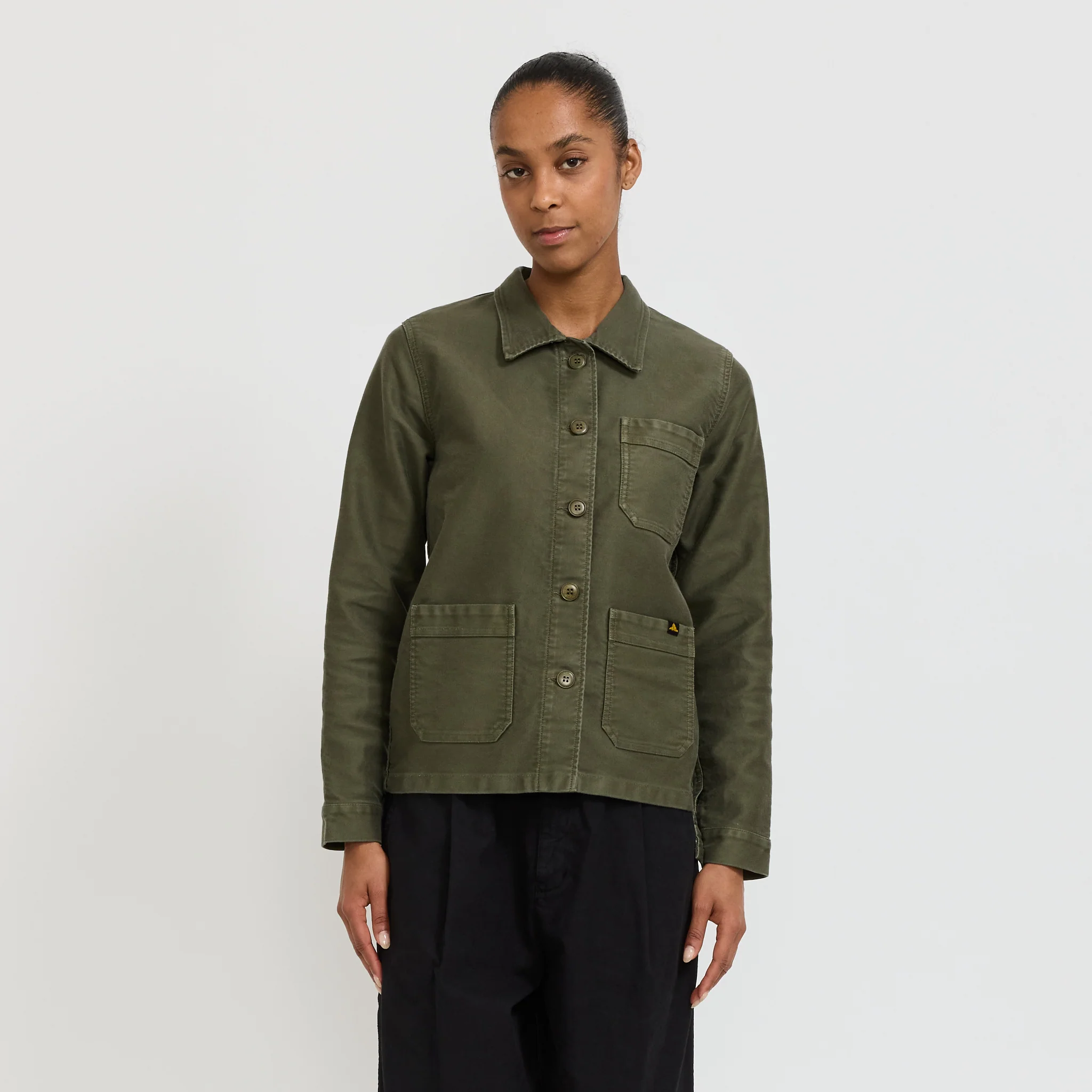 W's Genuine Work Jacket Kaki - Image 6