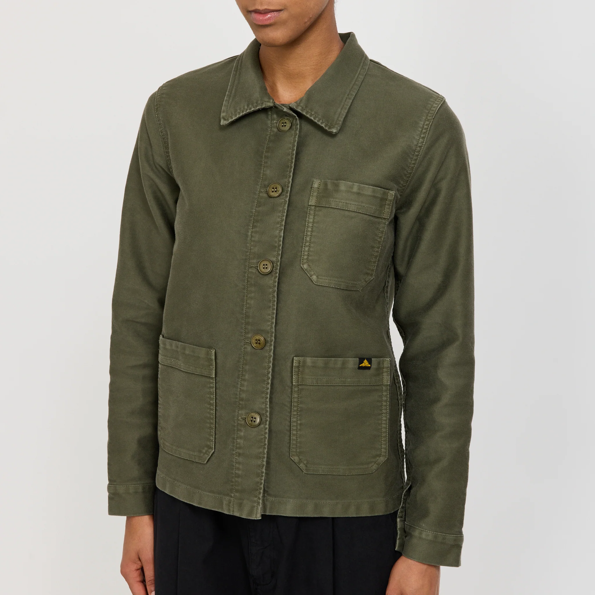 W's Genuine Work Jacket Kaki - Image 7
