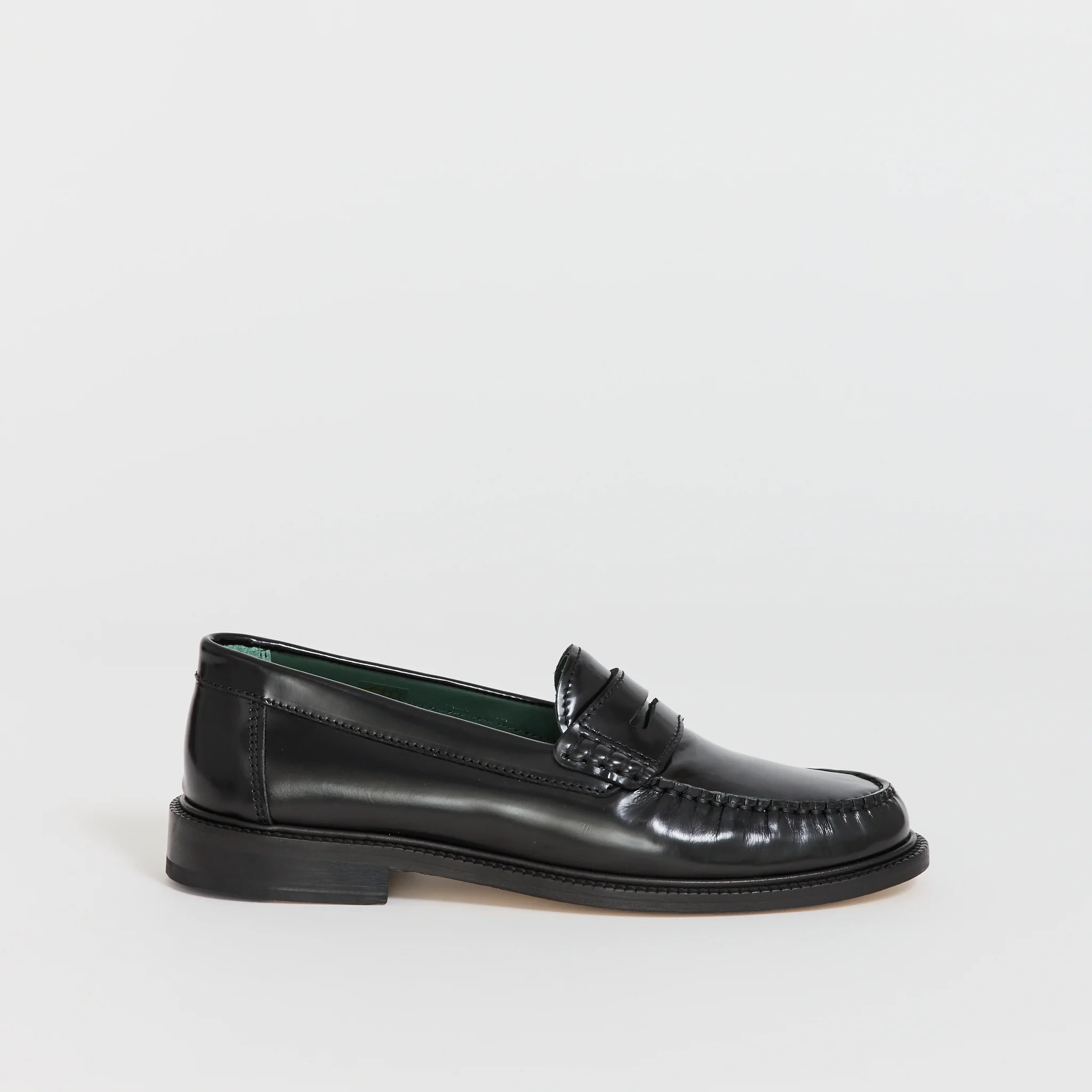 Yardee Mocassin Loafer Black Polido Leather - Image 3