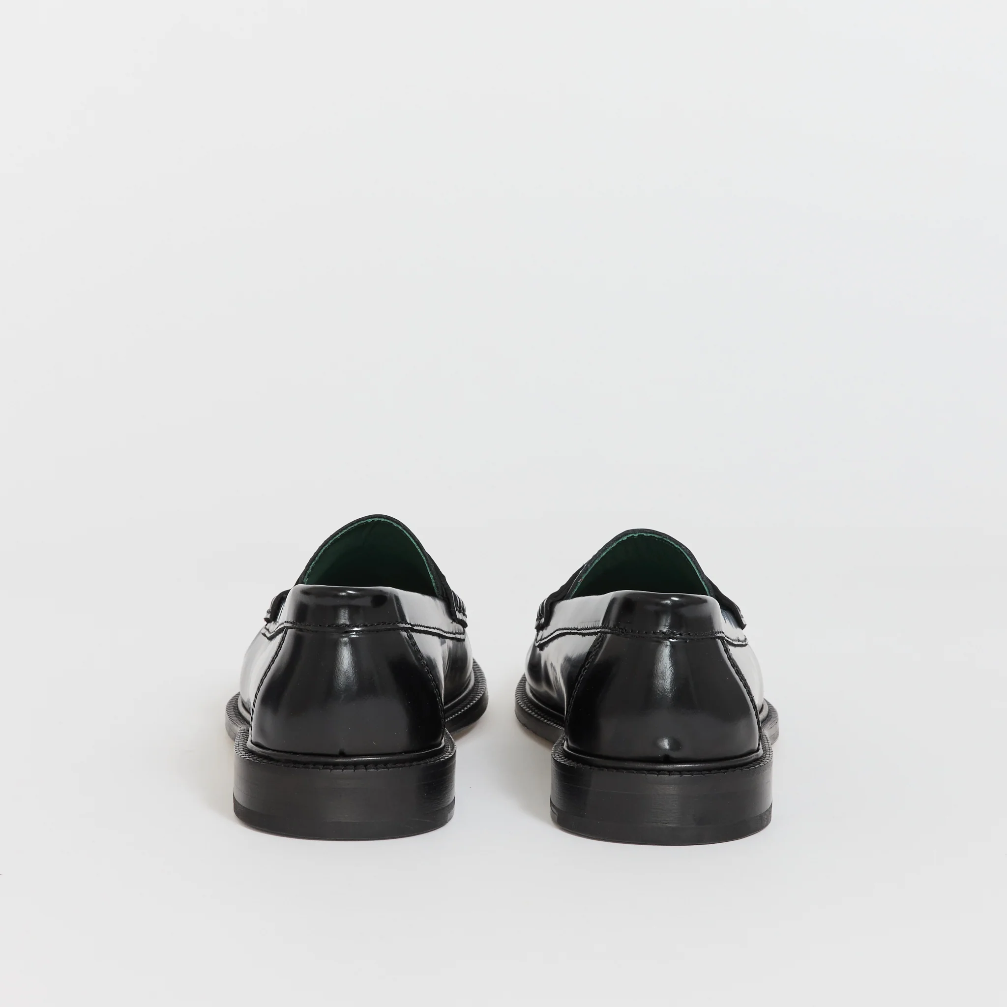 Yardee Mocassin Loafer Black Polido Leather - Image 4