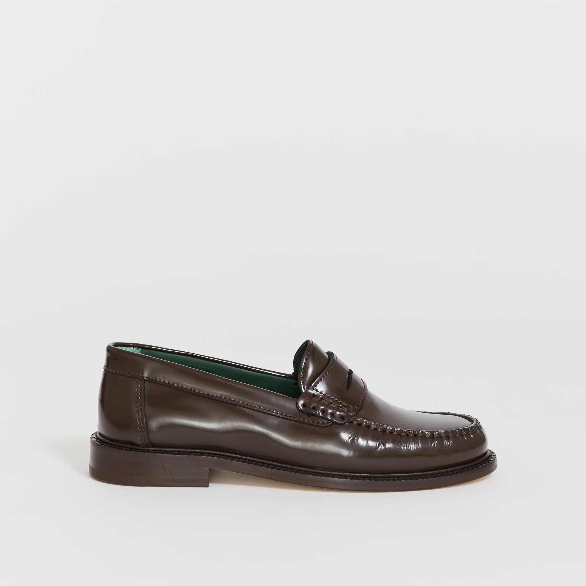 Yardee Mocassin Loafer Brown Polido Leather - Image 3