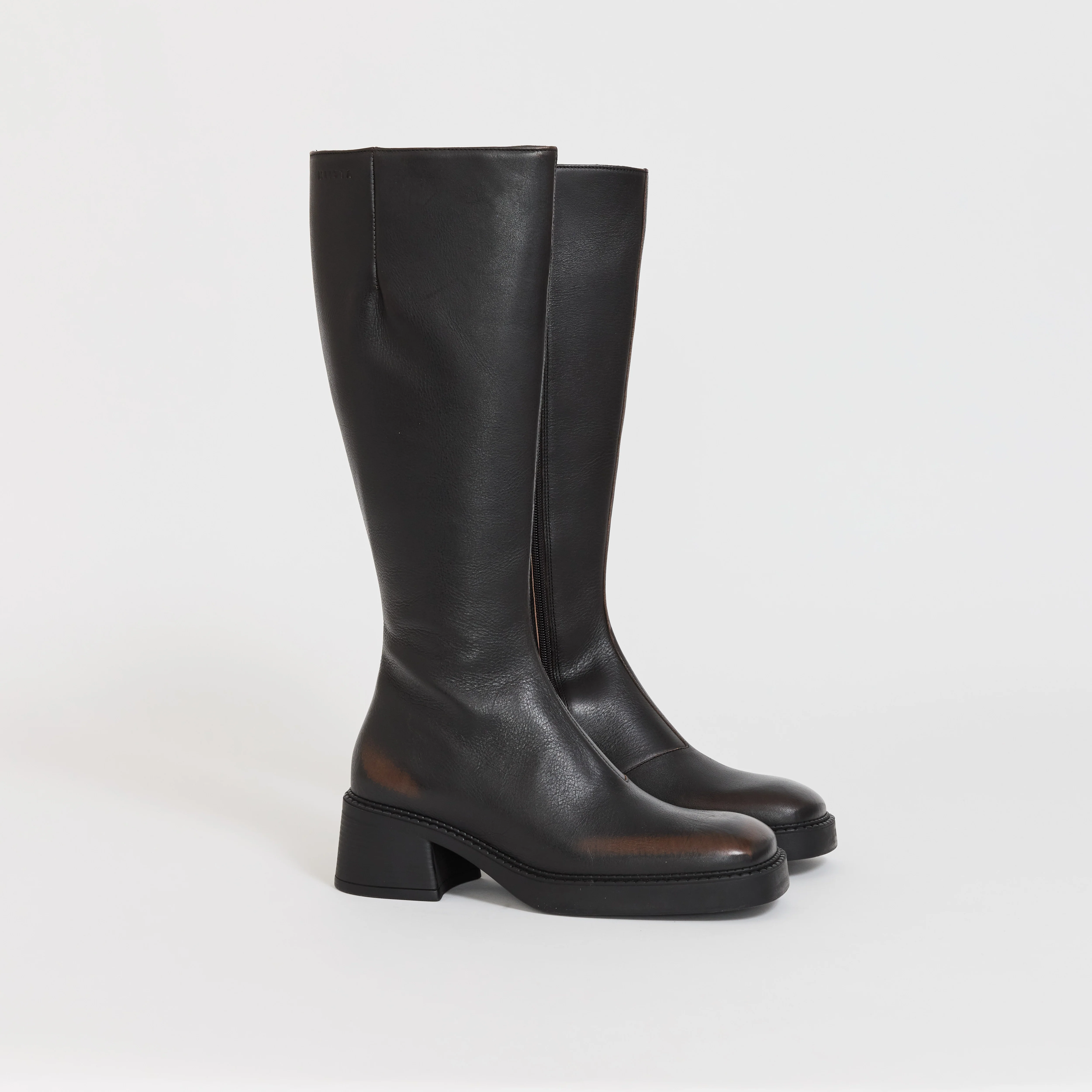 Yumi Brushed Brown Boots