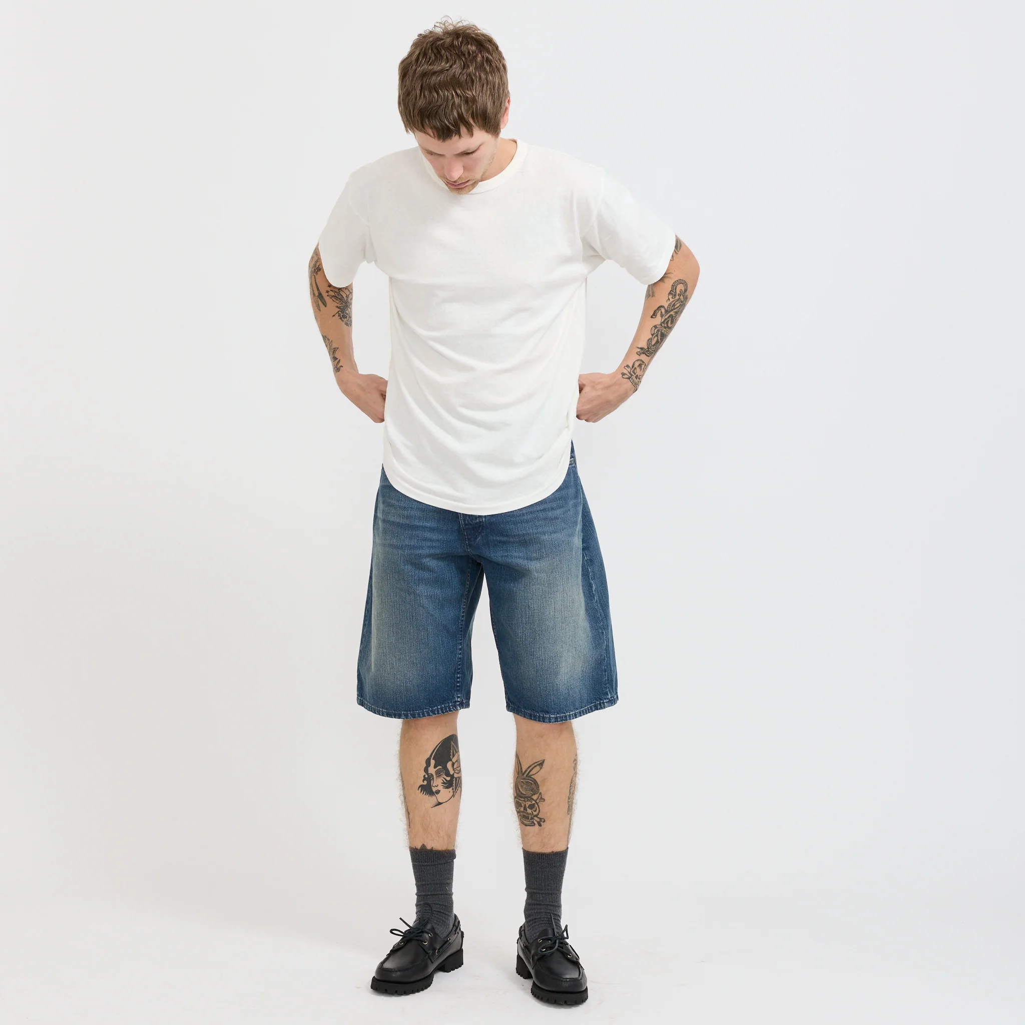 Zeb Denim Shorts Blue Painter - Image 2