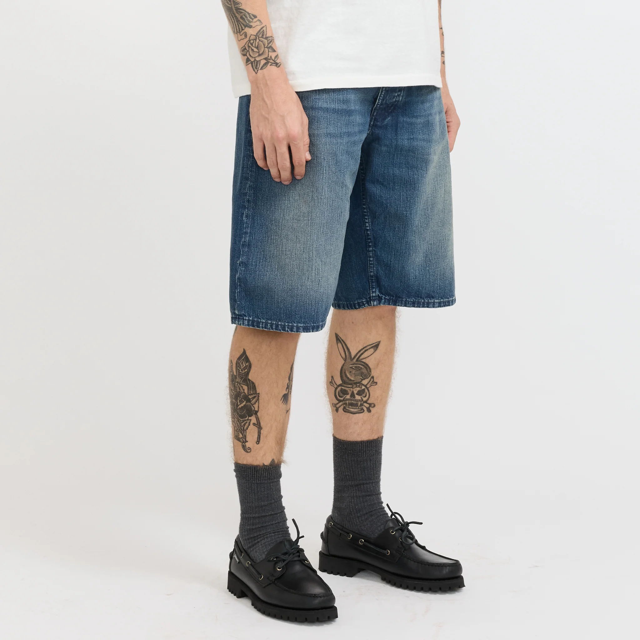 Zeb Denim Shorts Blue Painter - Image 3