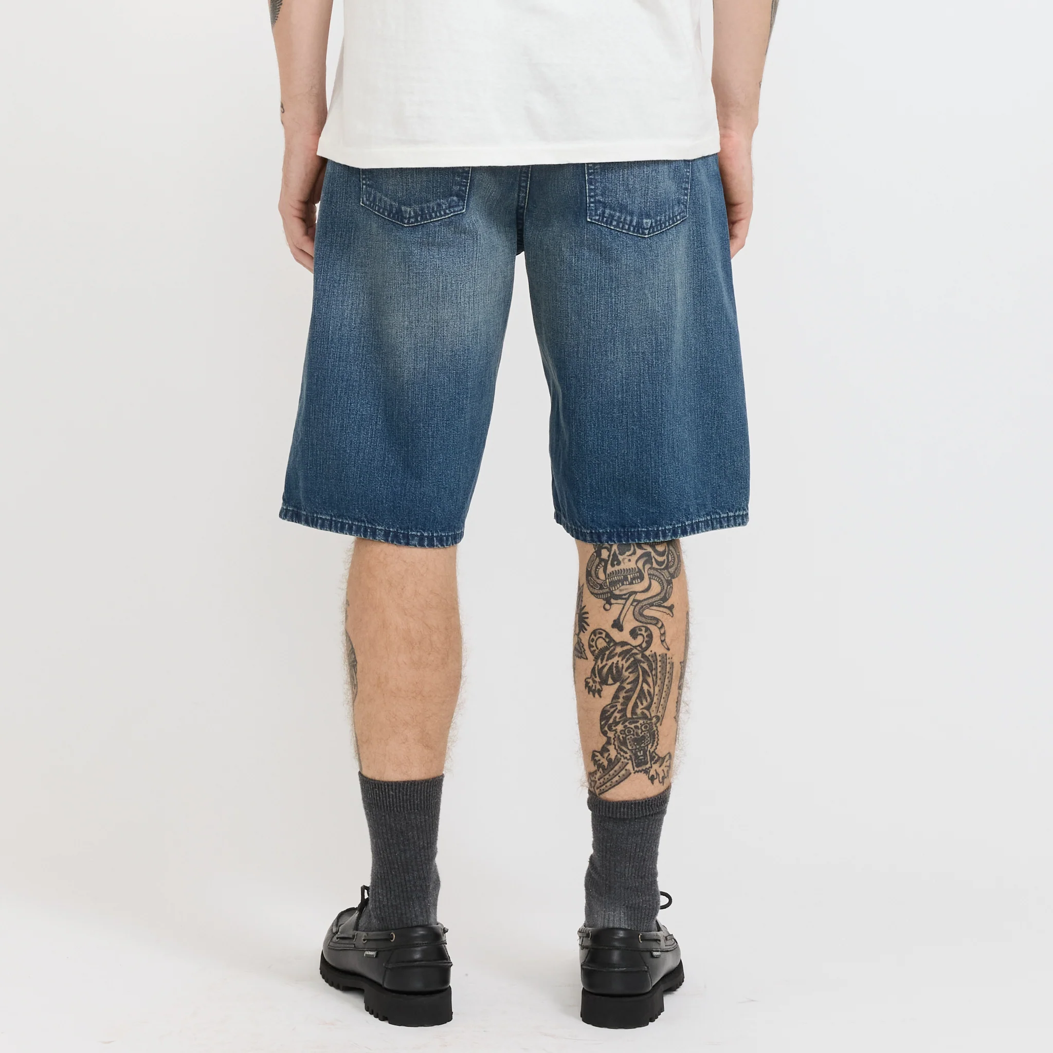 Zeb Denim Shorts Blue Painter - Image 4