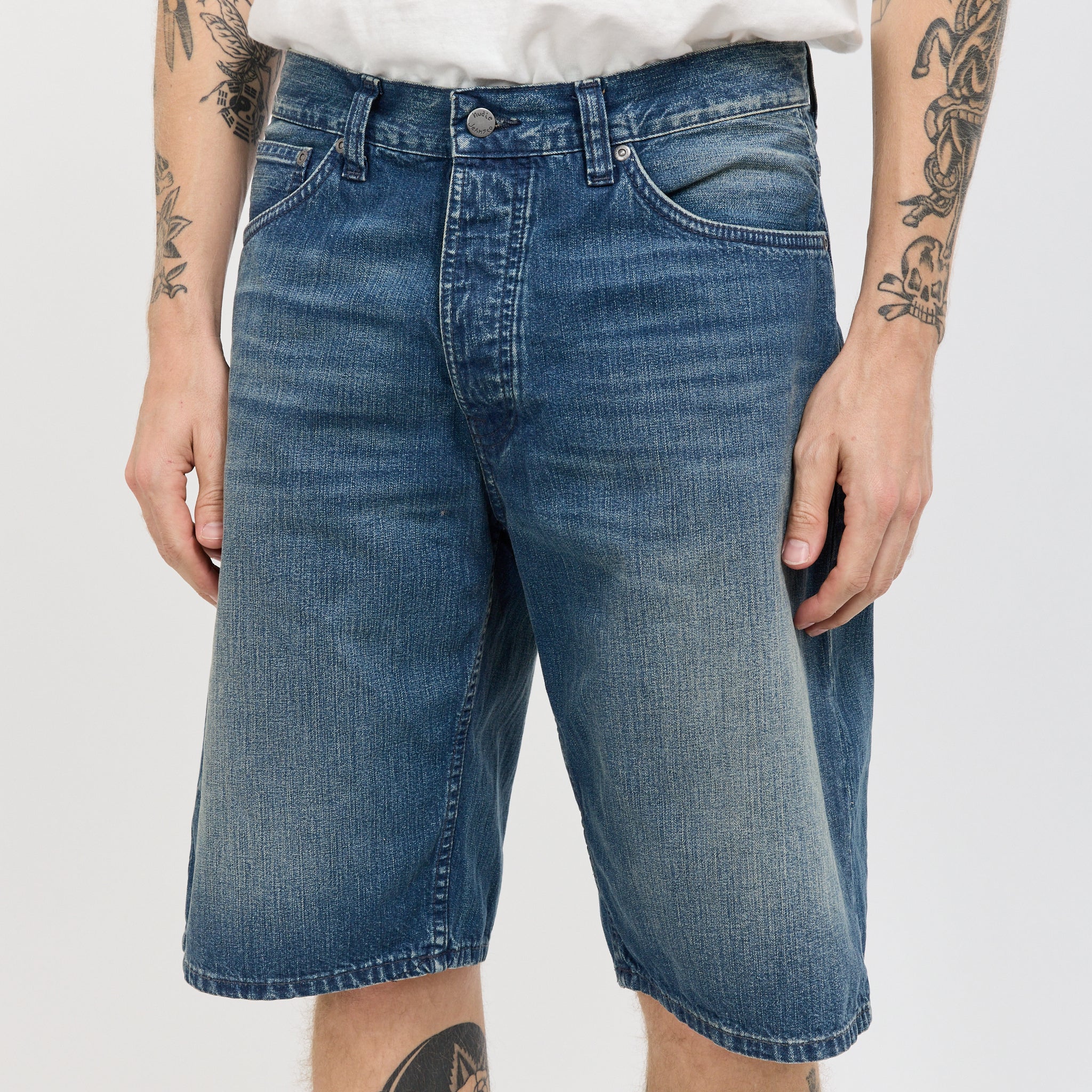 Zeb Denim Shorts Blue Painter - Image 5