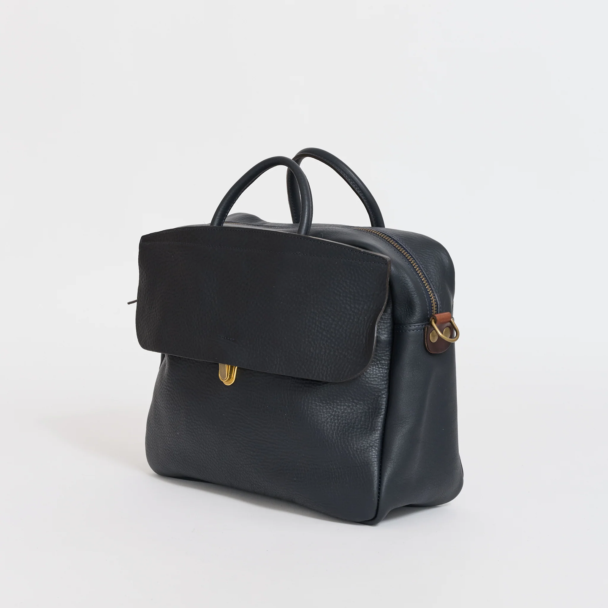 Zeppo Solo Business Bag Navy Blue - Image 2