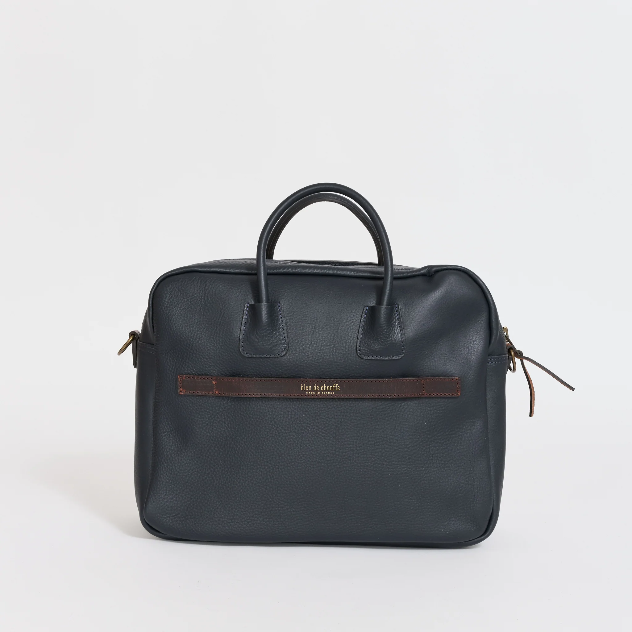Zeppo Solo Business Bag Navy Blue - Image 3