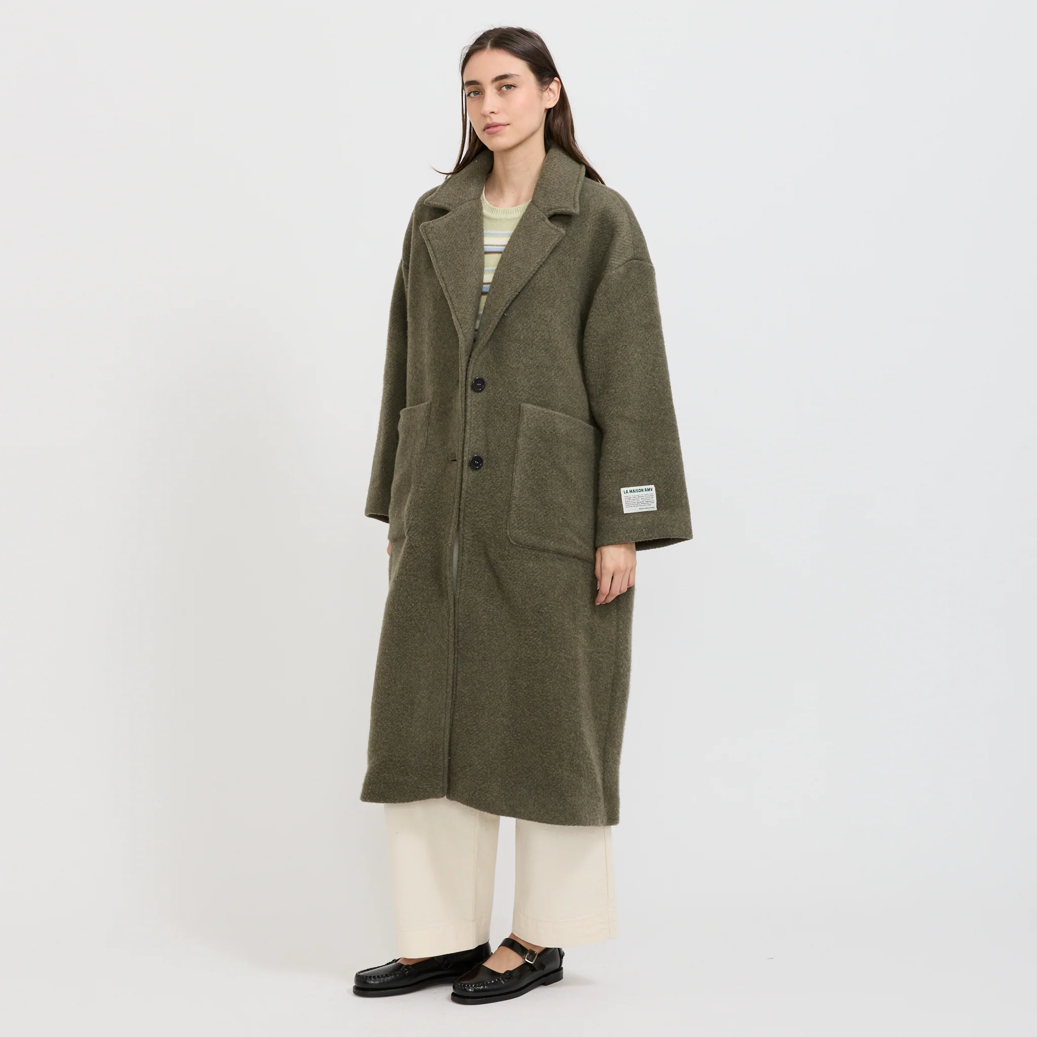 Ziffow Coat Lichen Melange