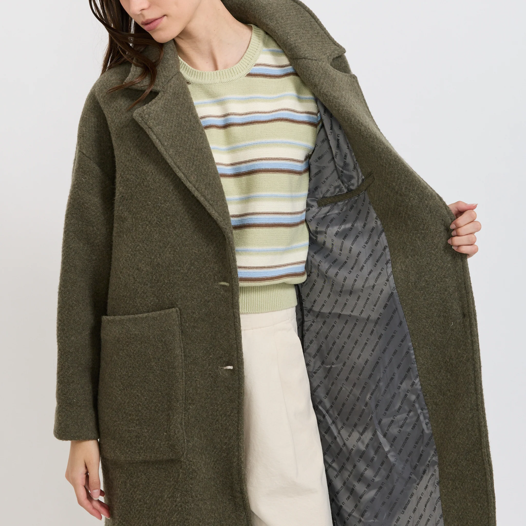 Ziffow Coat Lichen Melange - Image 7
