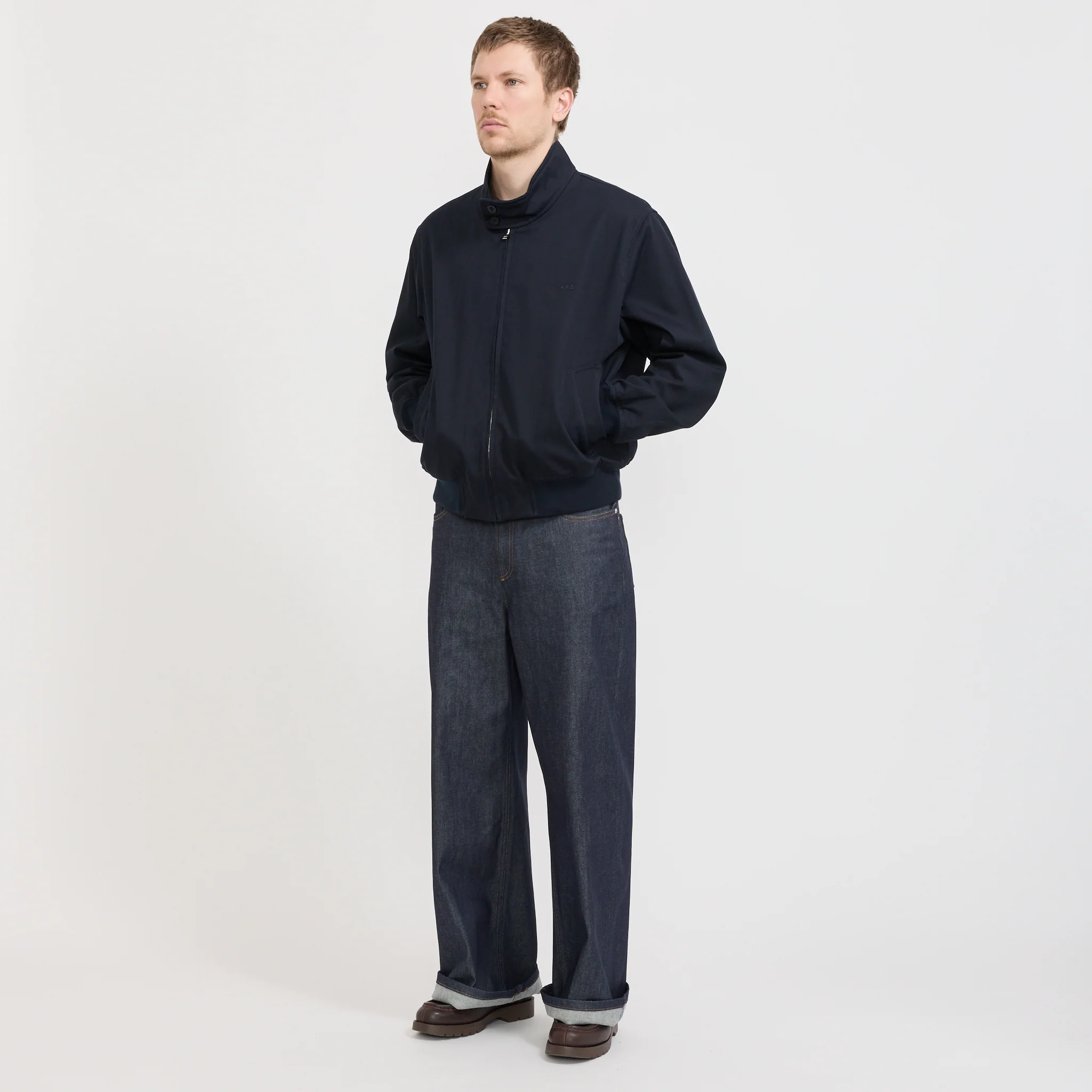 Zip Jacket Dark Navy - Image 2