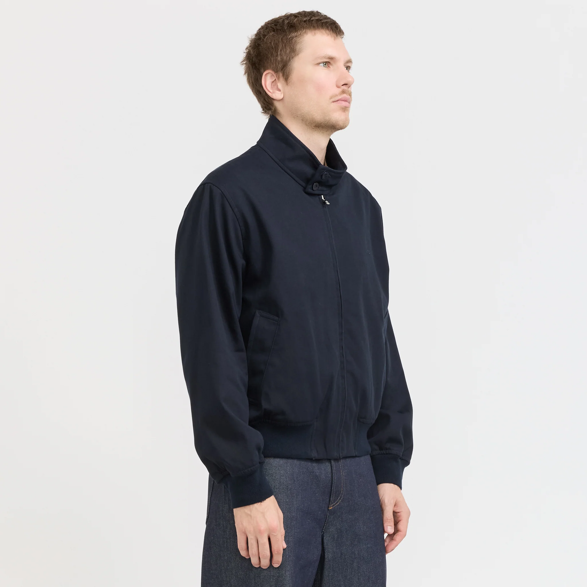 Zip Jacket Dark Navy - Image 3