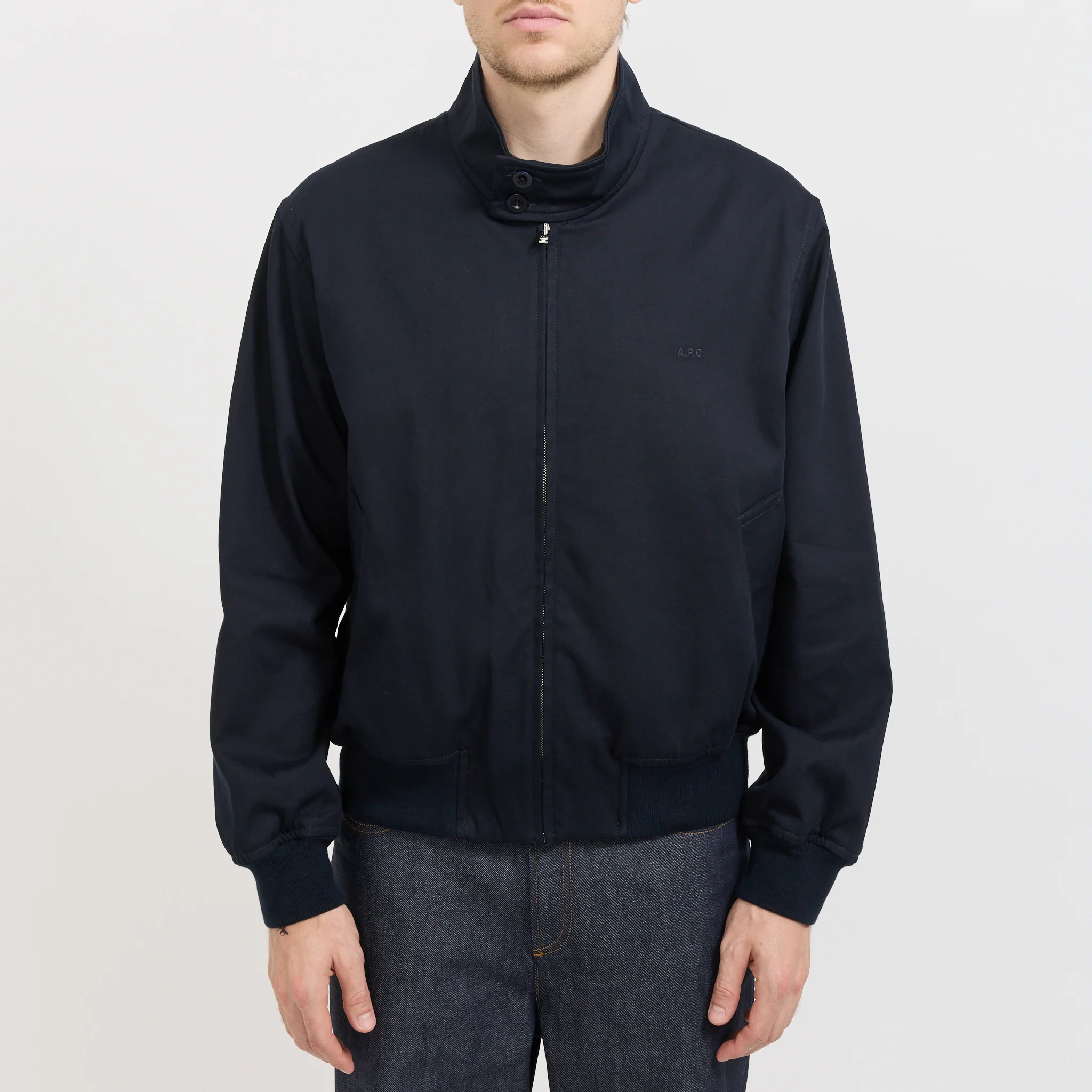 Zip Jacket Dark Navy - Image 5