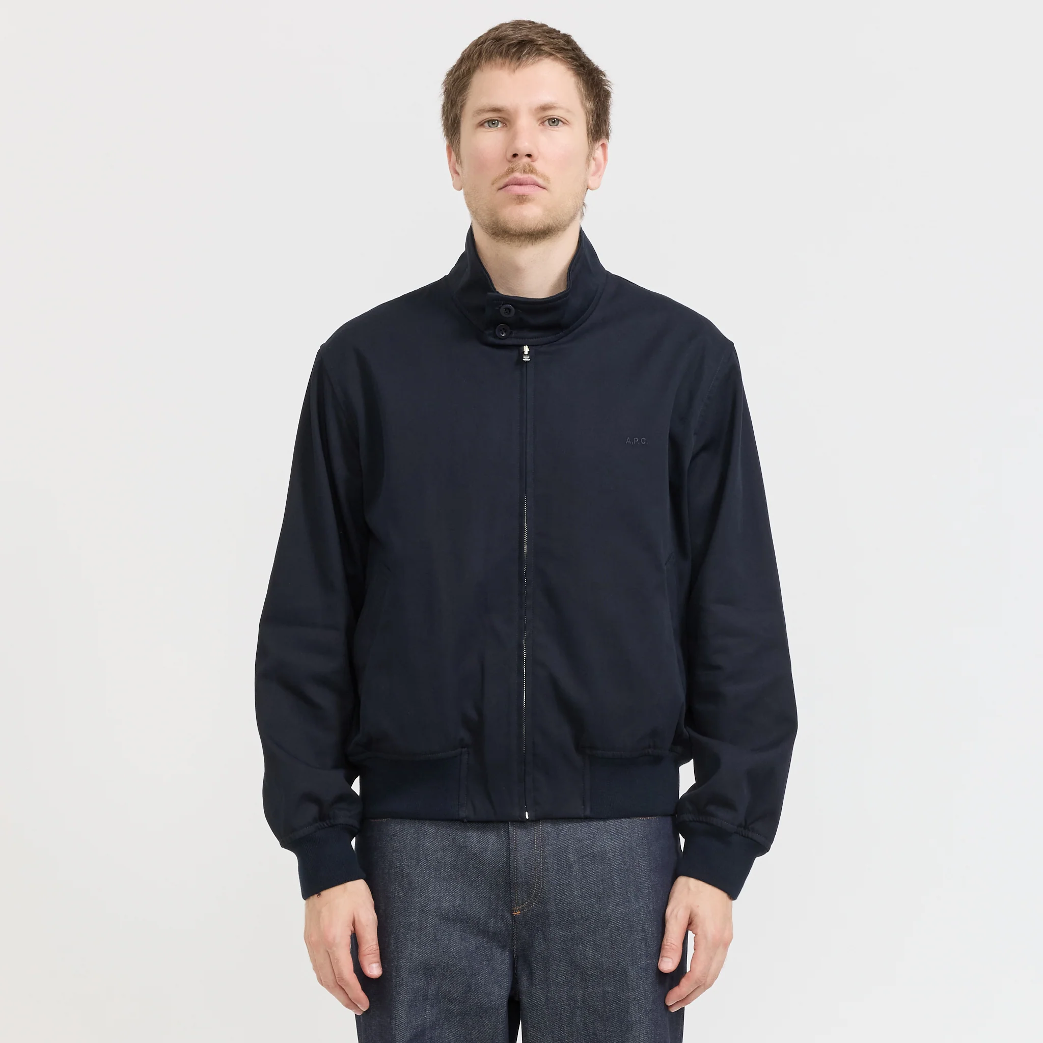 Zip Jacket Dark Navy - Image 9