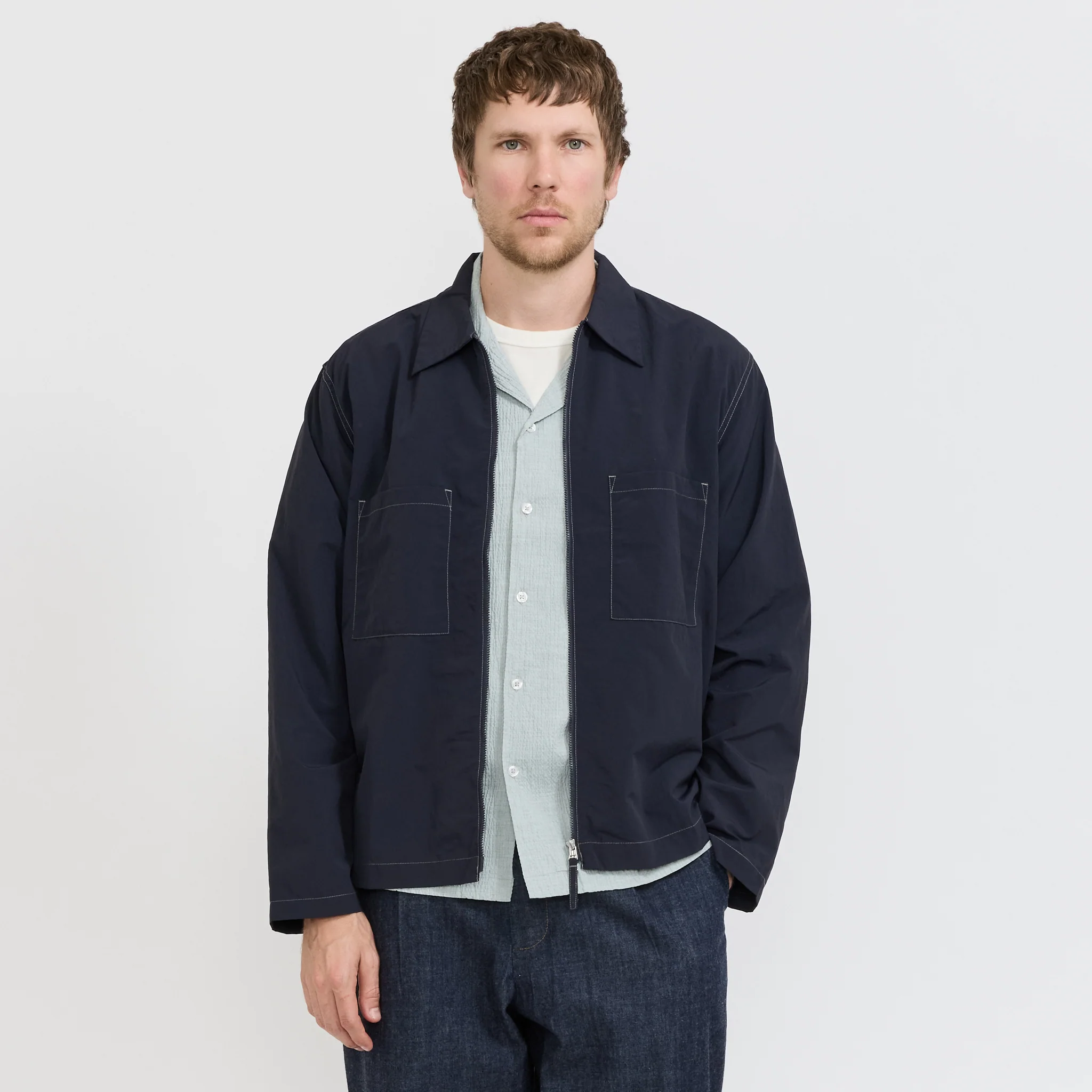Zip Too Shirt Navy