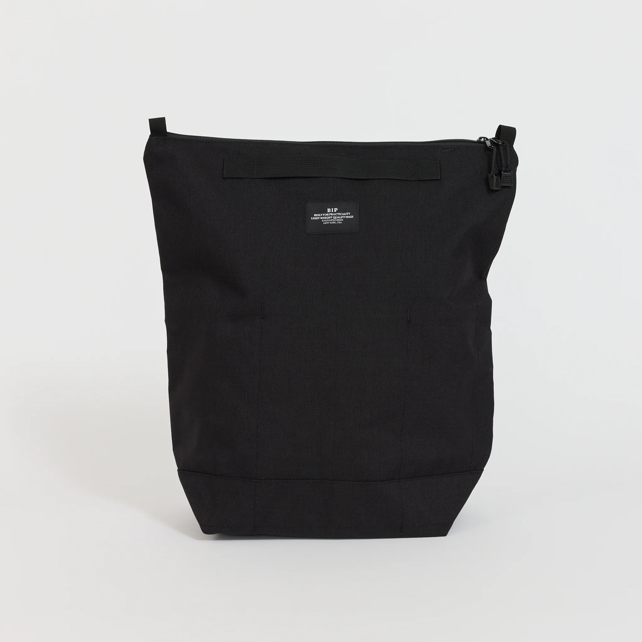 Zipper Backpack Black