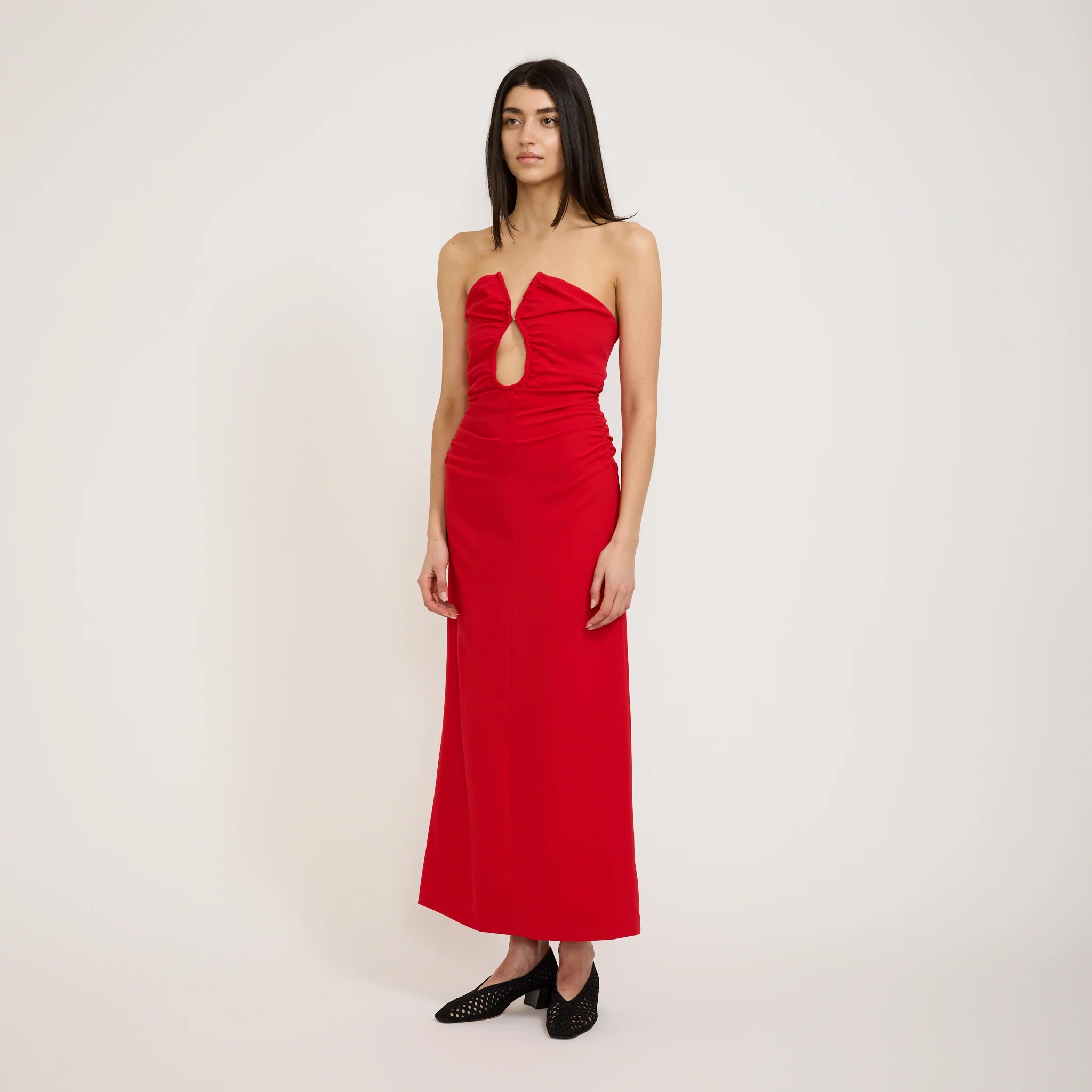 Zoe Bodice Dress Red
